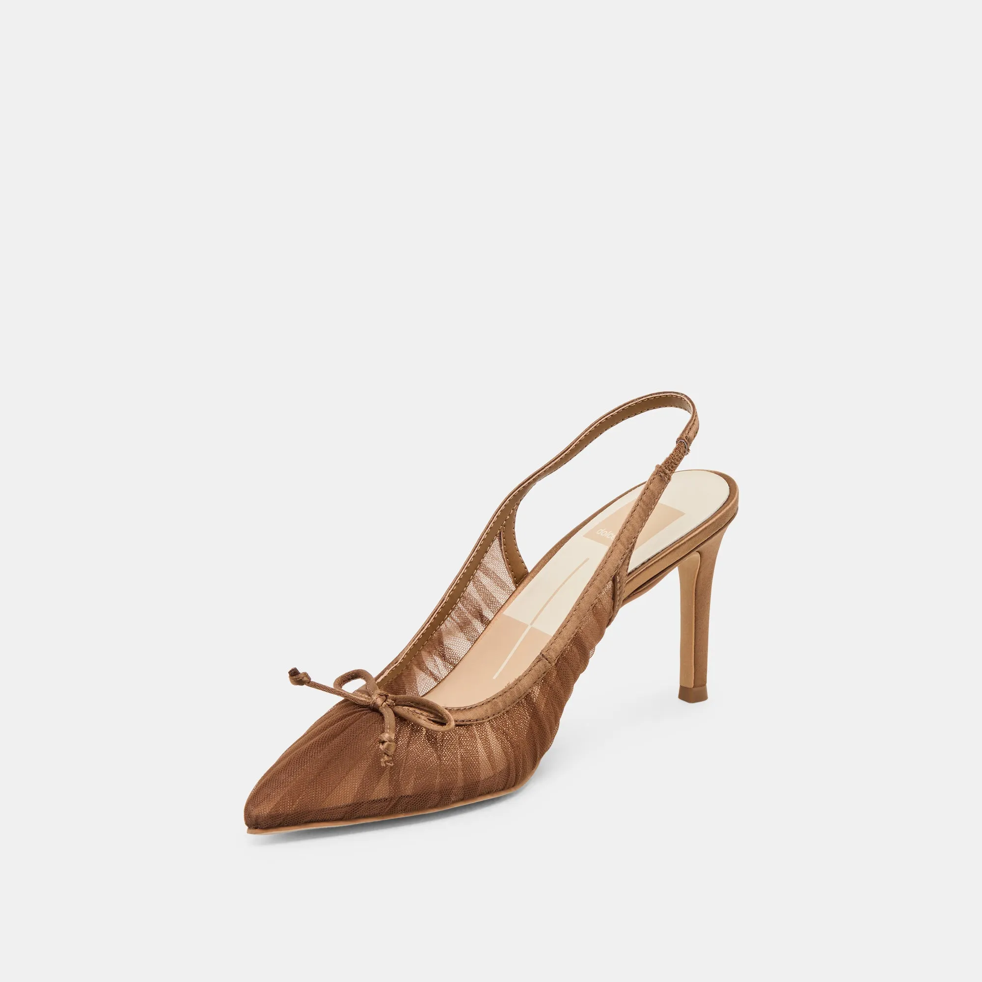 YELA HEELS MID BROWN TULLE sold by Dolce Vita product image thumbnail 4