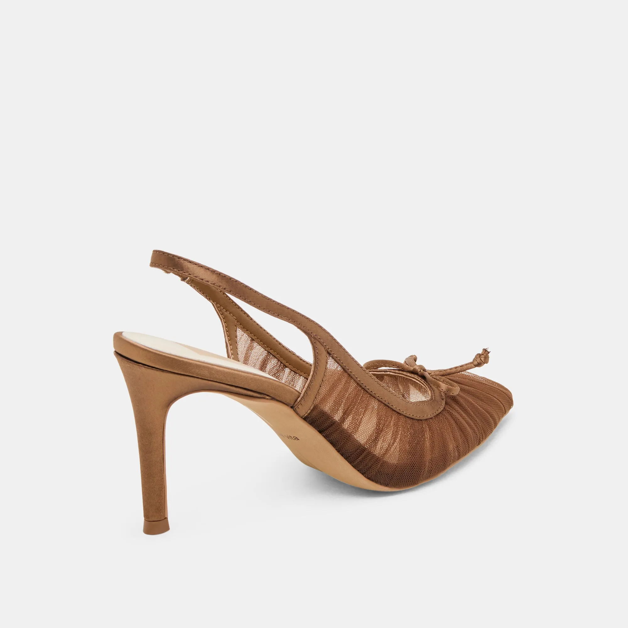 YELA HEELS MID BROWN TULLE sold by Dolce Vita product image thumbnail 3