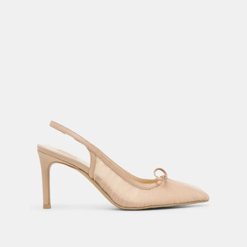 YELA HEELS PRALINE TULLE sold by Dolce Vita