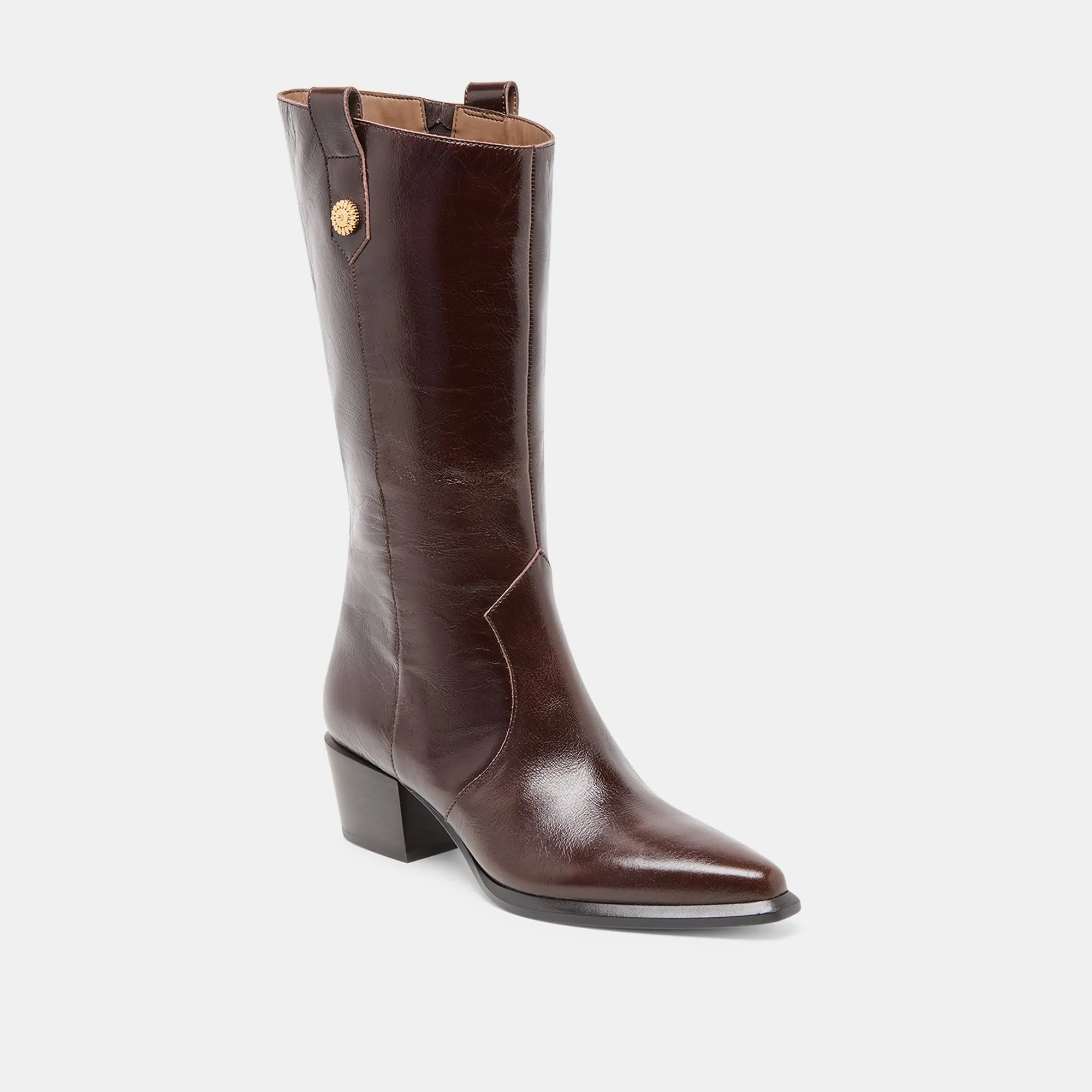 VERN BOOTS CHOCOLATE LEATHER sold by Dolce Vita product image thumbnail 2