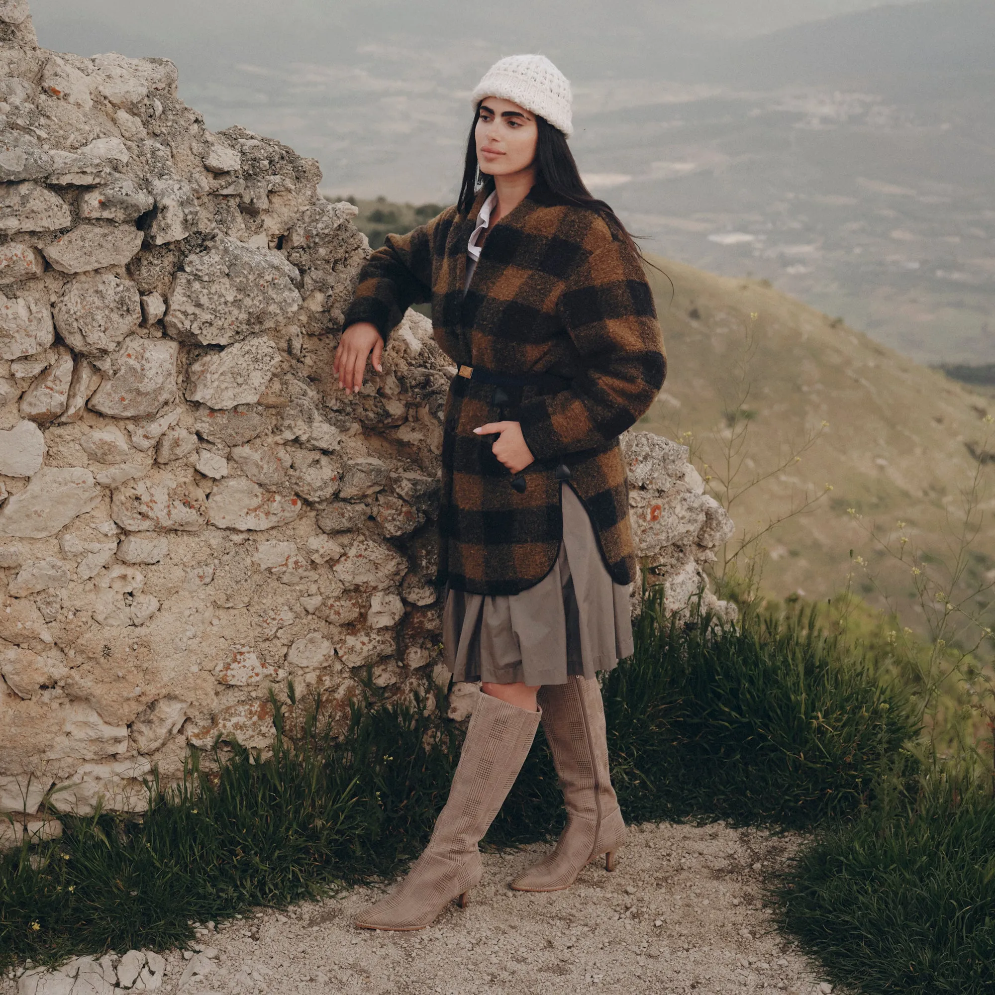 ALDY BOOTS HERRINGBONE PRINTED SUEDE sold by Dolce Vita product image thumbnail 4