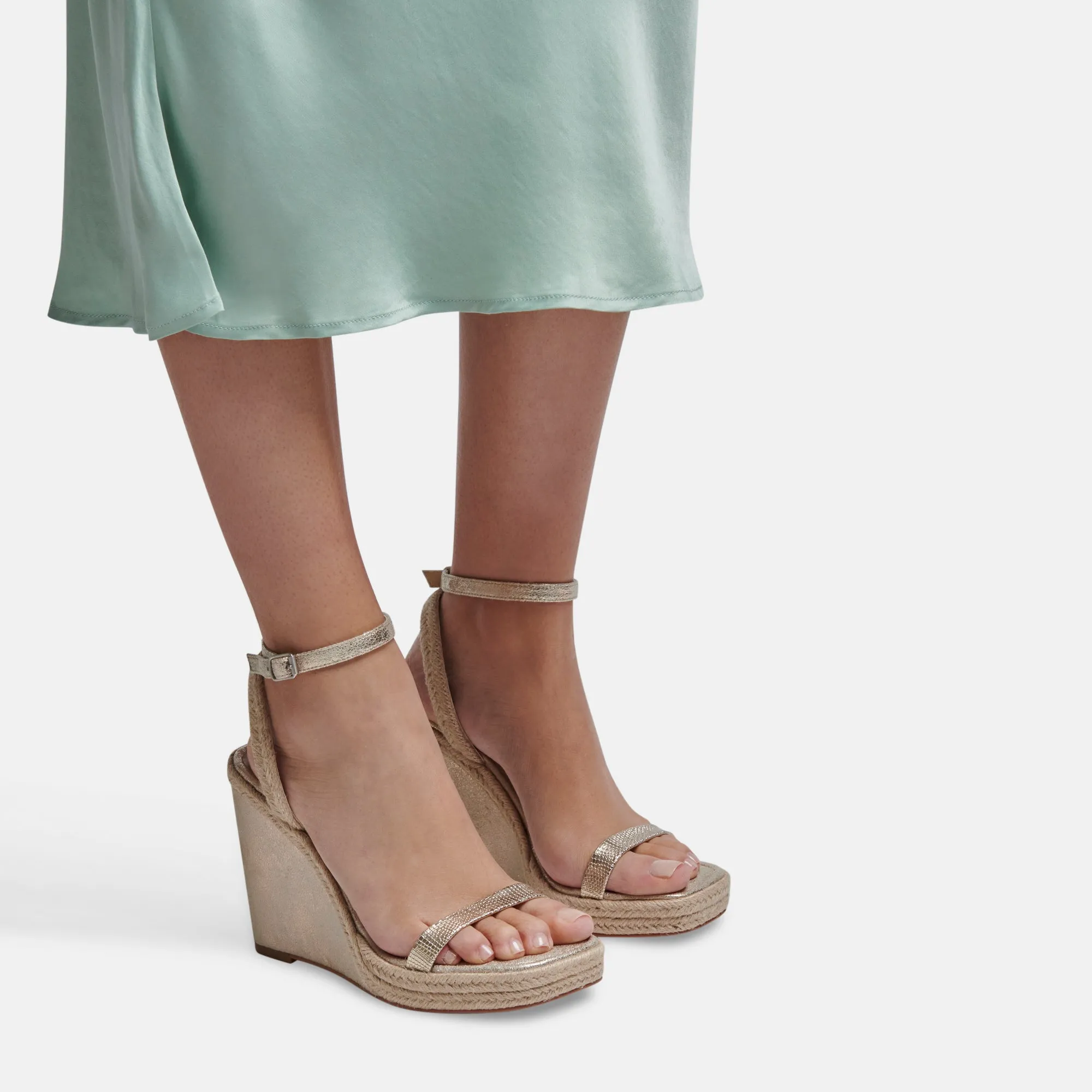 AURORA HEELS LIGHT GOLD METALLIC STELLA - re:vita sold by Dolce Vita product image thumbnail 2