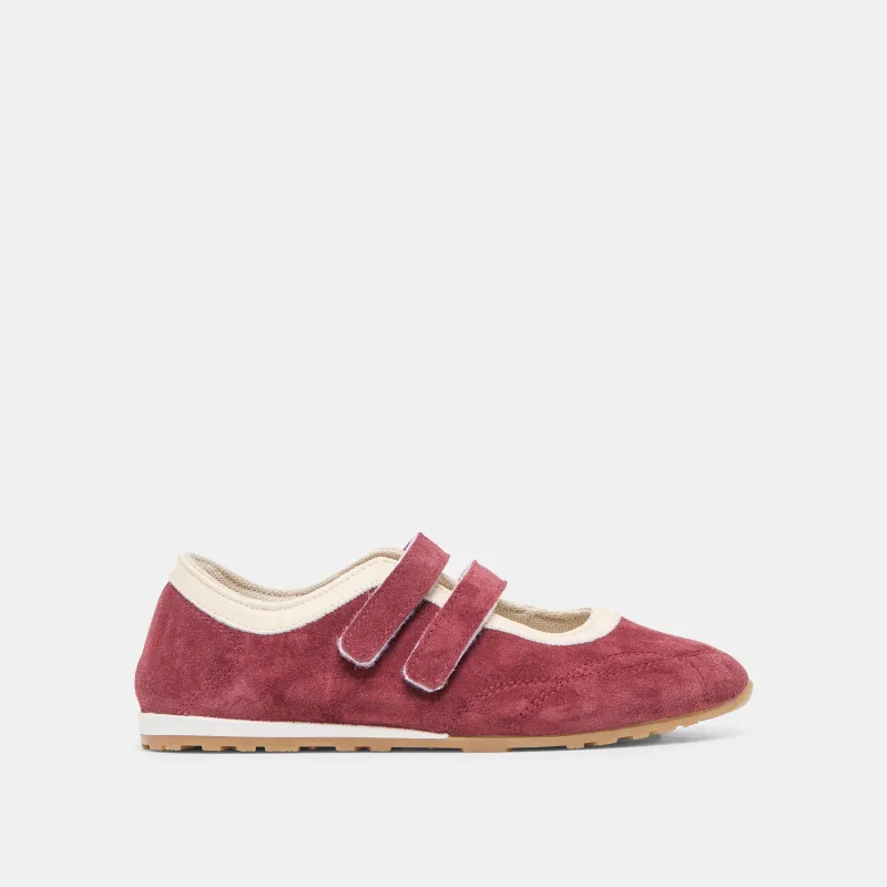SWAN SNEAKERS BURGUNDY SUEDE sold by Dolce Vita