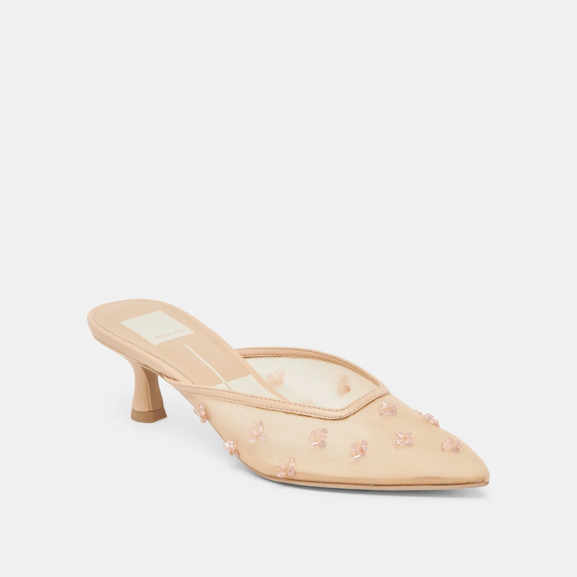 CLARA WIDE HEELS FRENCH VANILLA MESH sold by Dolce Vita product image thumbnail 2