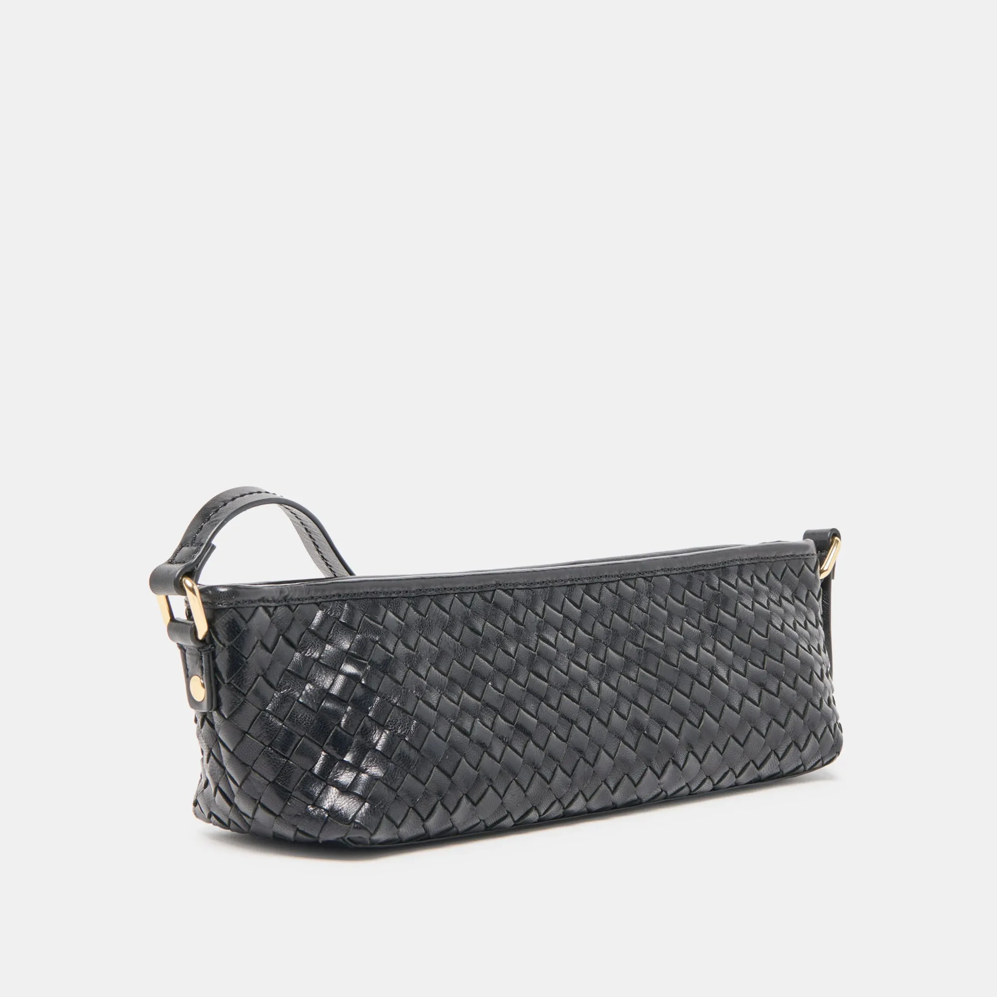 SAVAII WOVEN SHOULDER BAG BLACK WOVEN LEATHER sold by Dolce Vita product image thumbnail 4