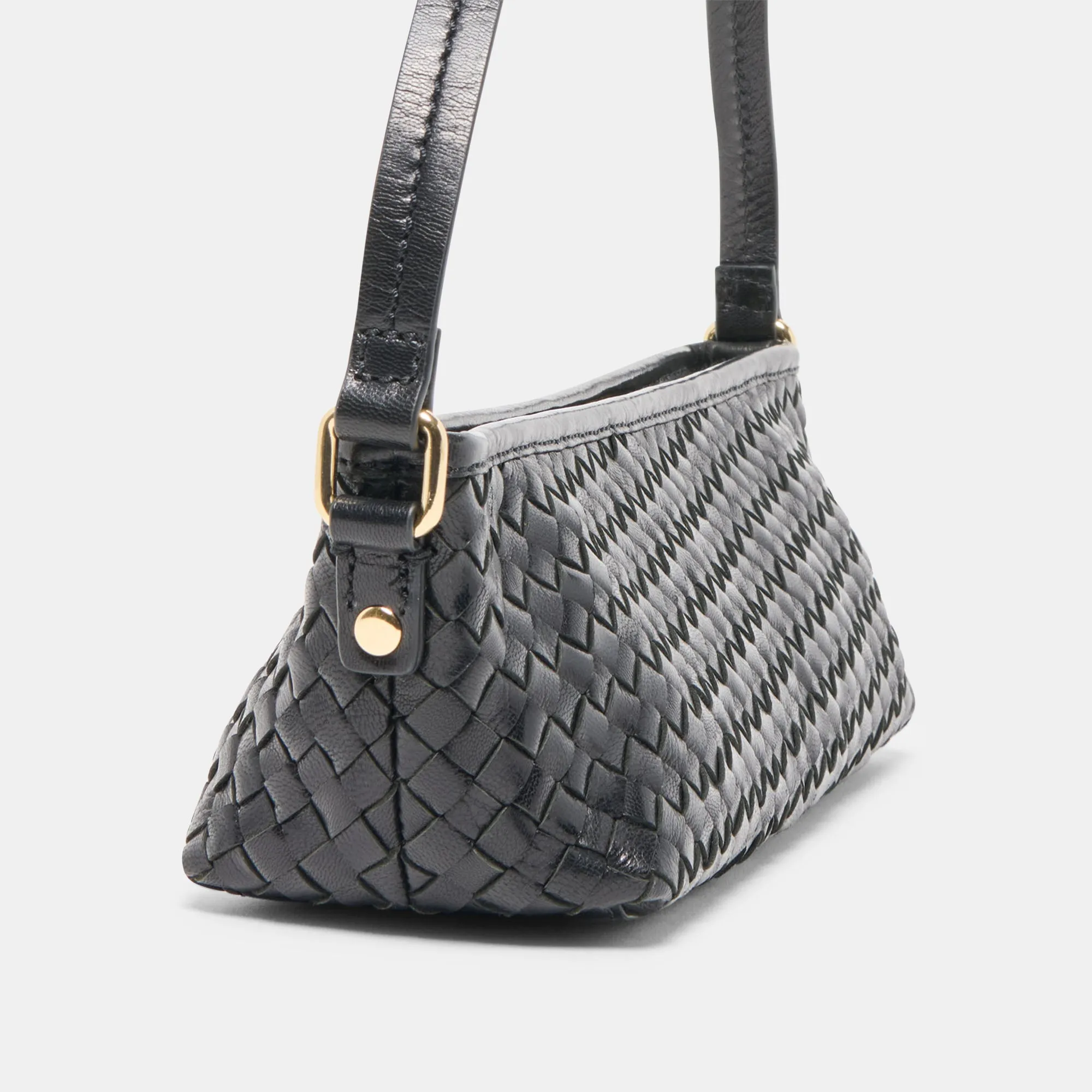 SAVAII WOVEN SHOULDER BAG BLACK WOVEN LEATHER sold by Dolce Vita product image thumbnail 2