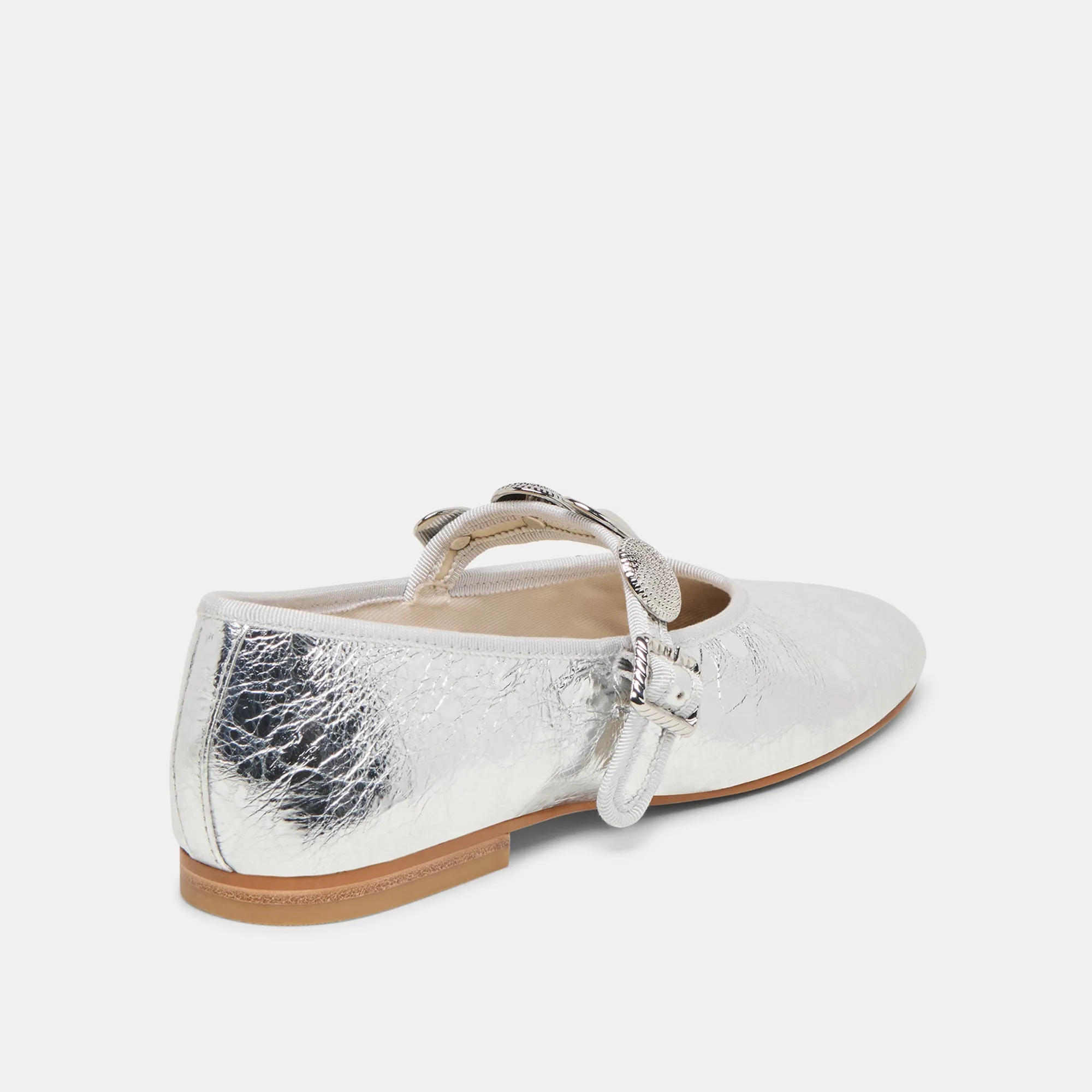RELAN BALLET FLATS SILVER DISTRESSED LEATHER sold by Dolce Vita product image thumbnail 3