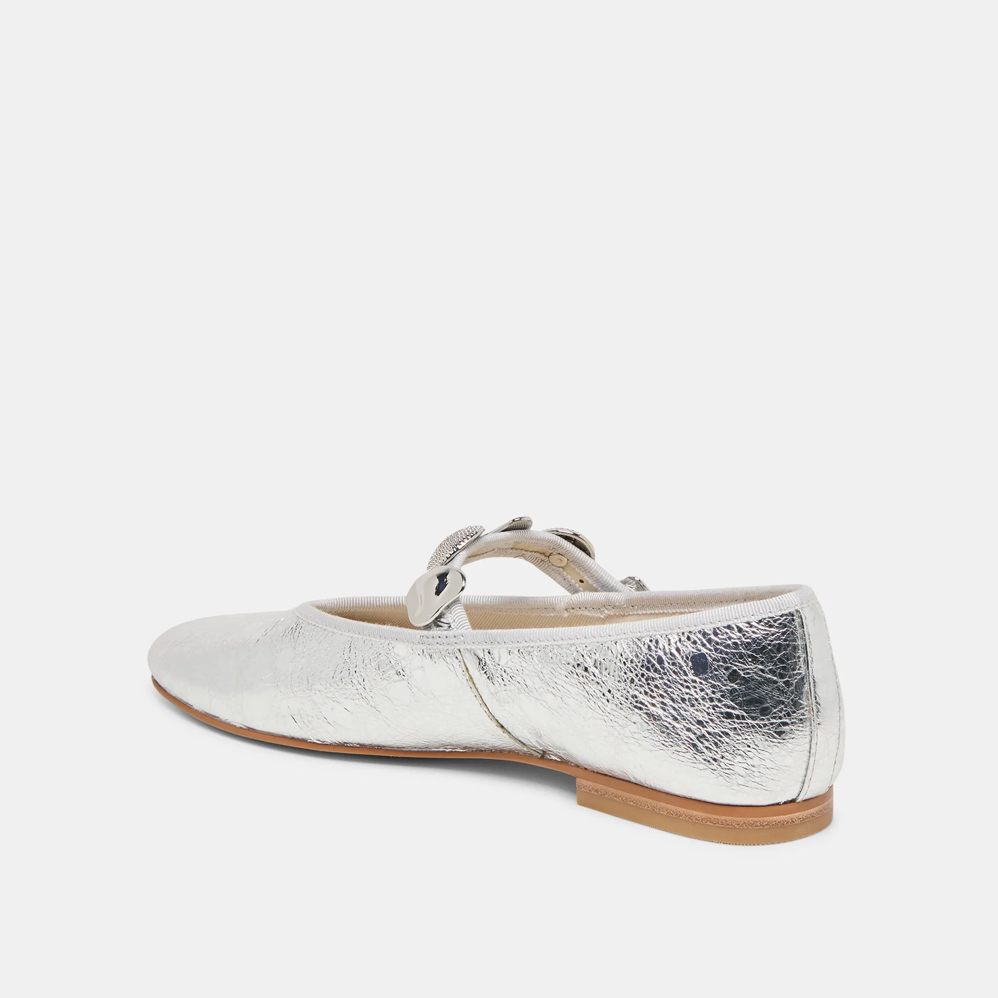 RELAN BALLET FLATS SILVER DISTRESSED LEATHER sold by Dolce Vita product image thumbnail 5