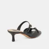 LORALI HEELS BLACK LEATHER - re:vita sold by Dolce Vita