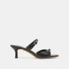 LORALI HEELS BLACK LEATHER - re:vita sold by Dolce Vita
