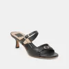 LORALI HEELS BLACK LEATHER - re:vita sold by Dolce Vita