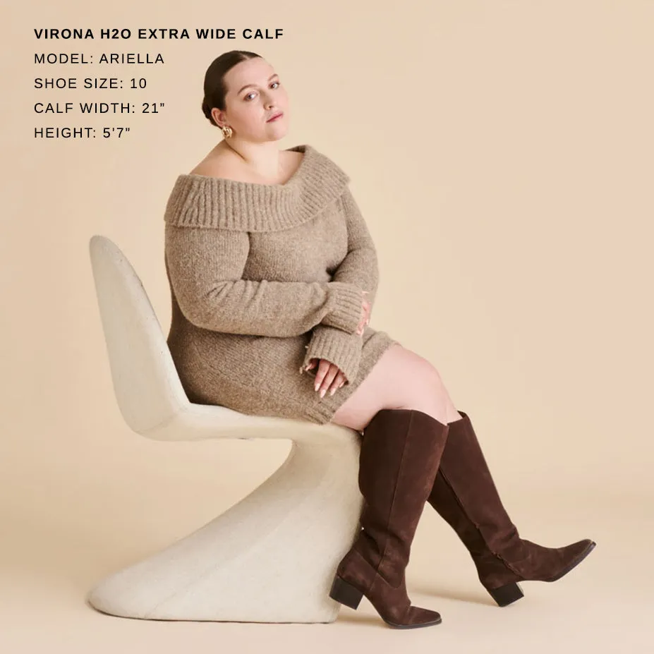 VIRONA H2O EXTRA WIDE CALF BOOTS DK BROWN SUEDE sold by Dolce Vita product image thumbnail 4