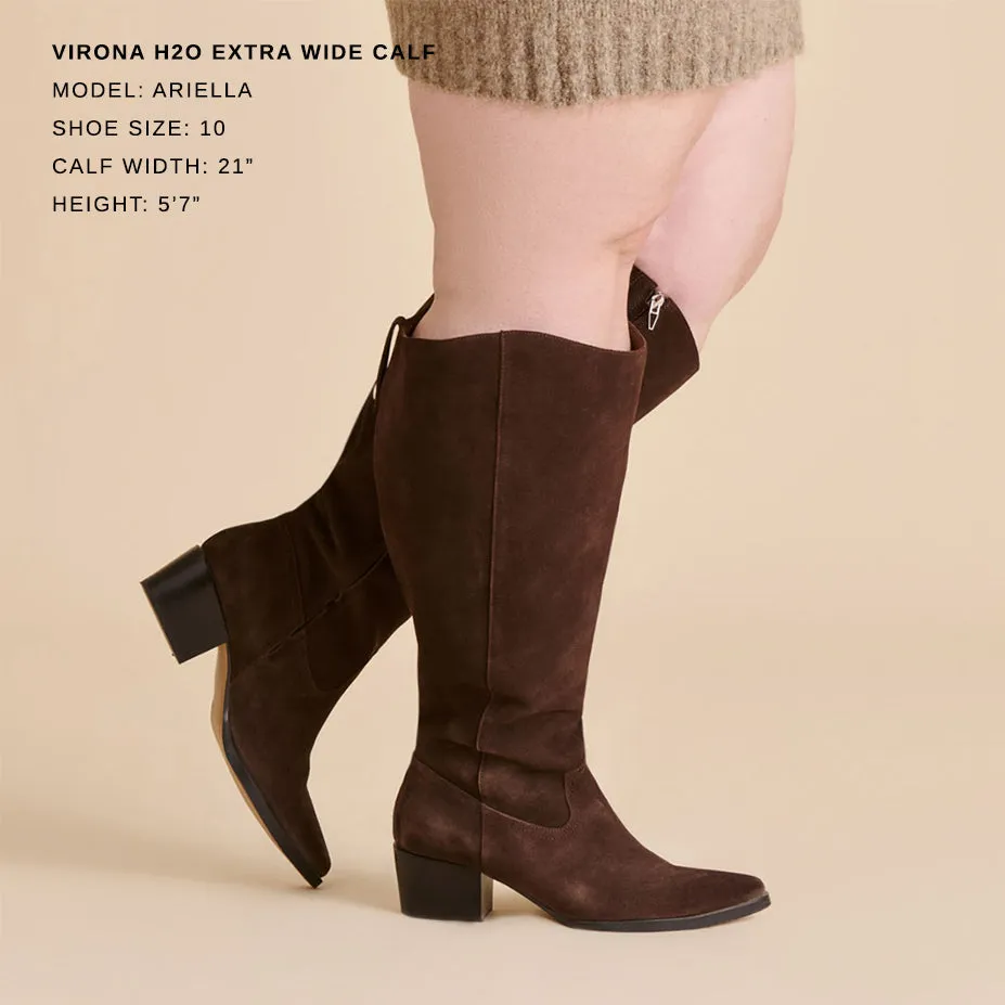 VIRONA H2O EXTRA WIDE CALF BOOTS DK BROWN SUEDE sold by Dolce Vita product image thumbnail 2