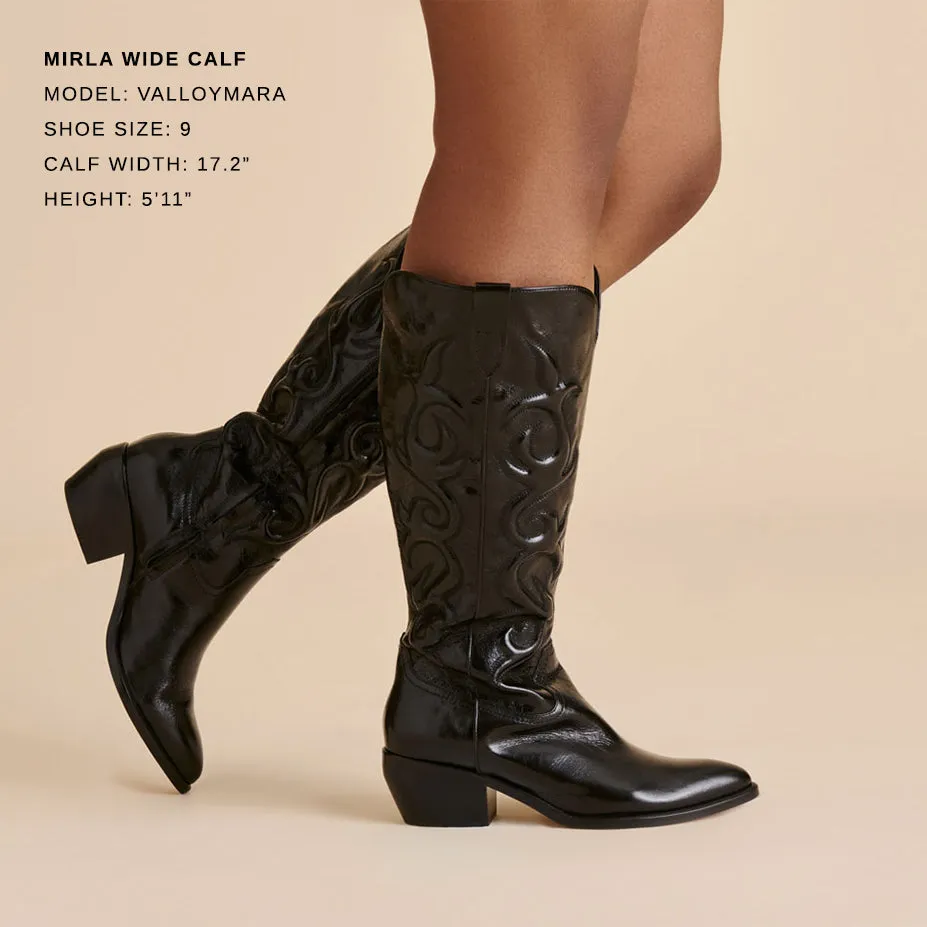 MIRLA WIDE CALF BOOTS BLACK LEATHER sold by Dolce Vita product image thumbnail 4