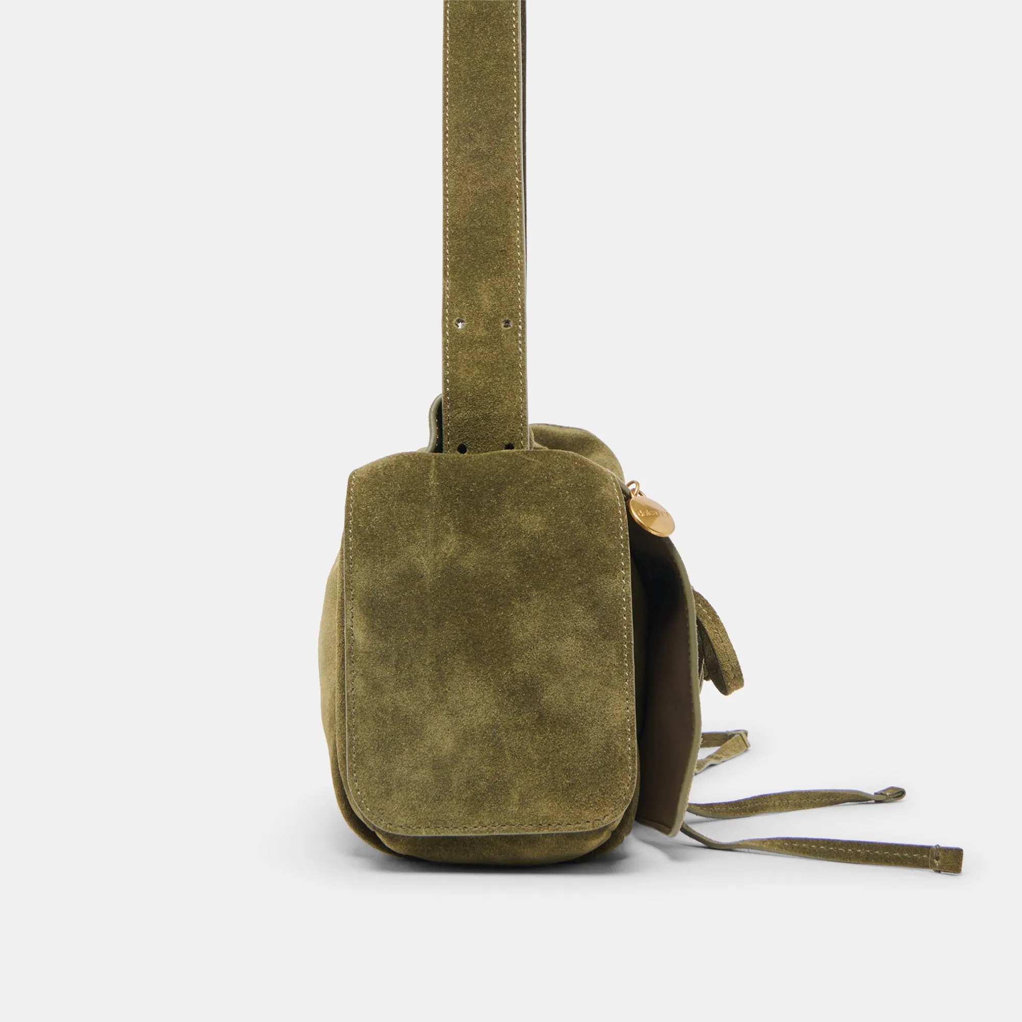 HUDSON SHOULDER BAG OLIVE SUEDE sold by Dolce Vita product image thumbnail 4