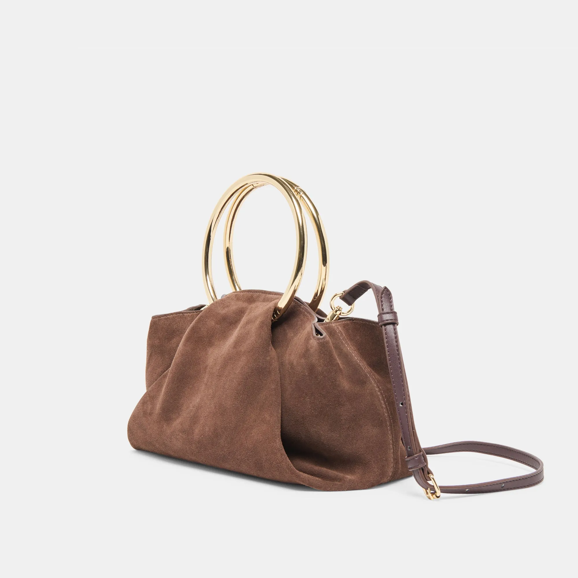 CHANNING HANDBAG ESPRESSO SUEDE sold by Dolce Vita product image thumbnail 5