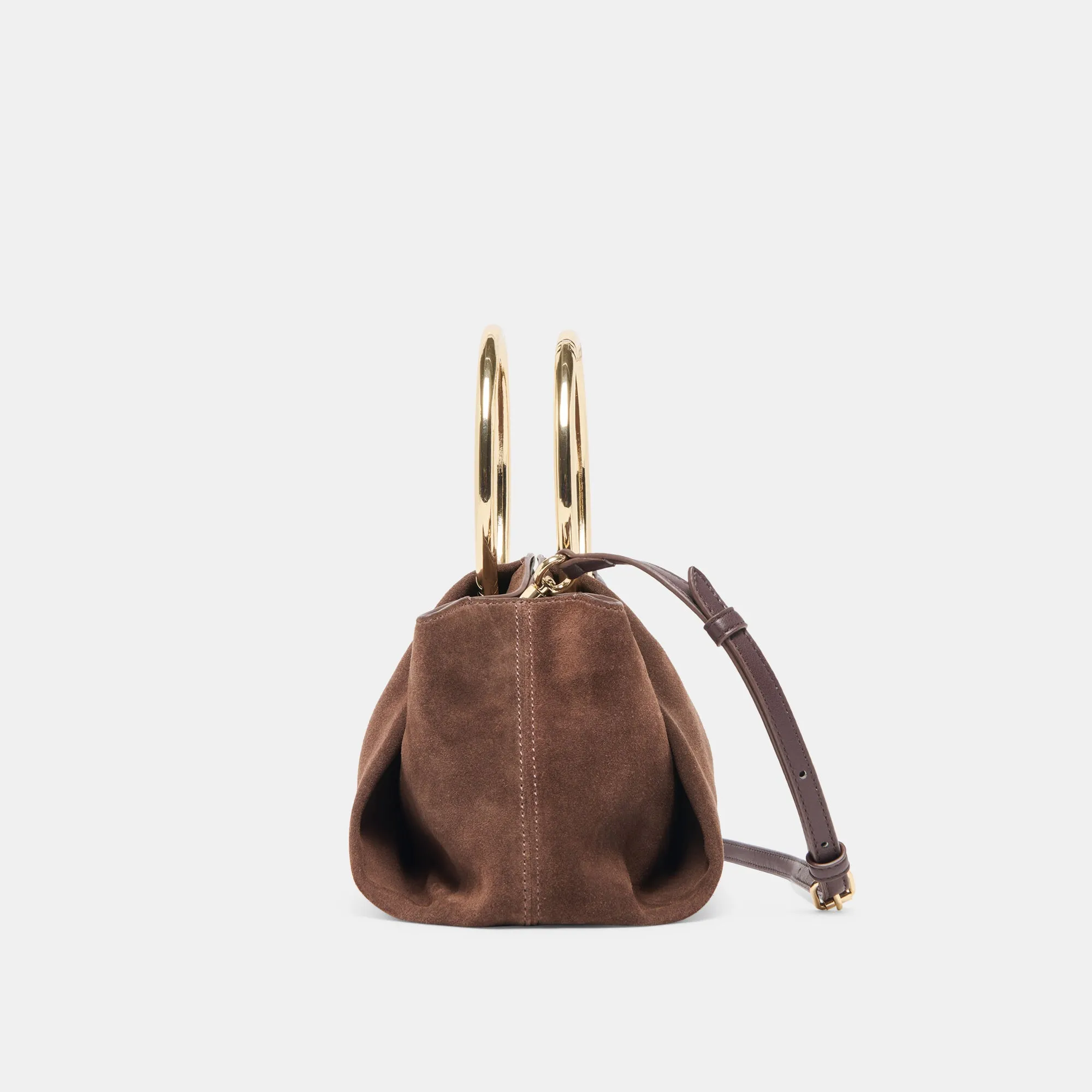 CHANNING HANDBAG ESPRESSO SUEDE sold by Dolce Vita product image thumbnail 4