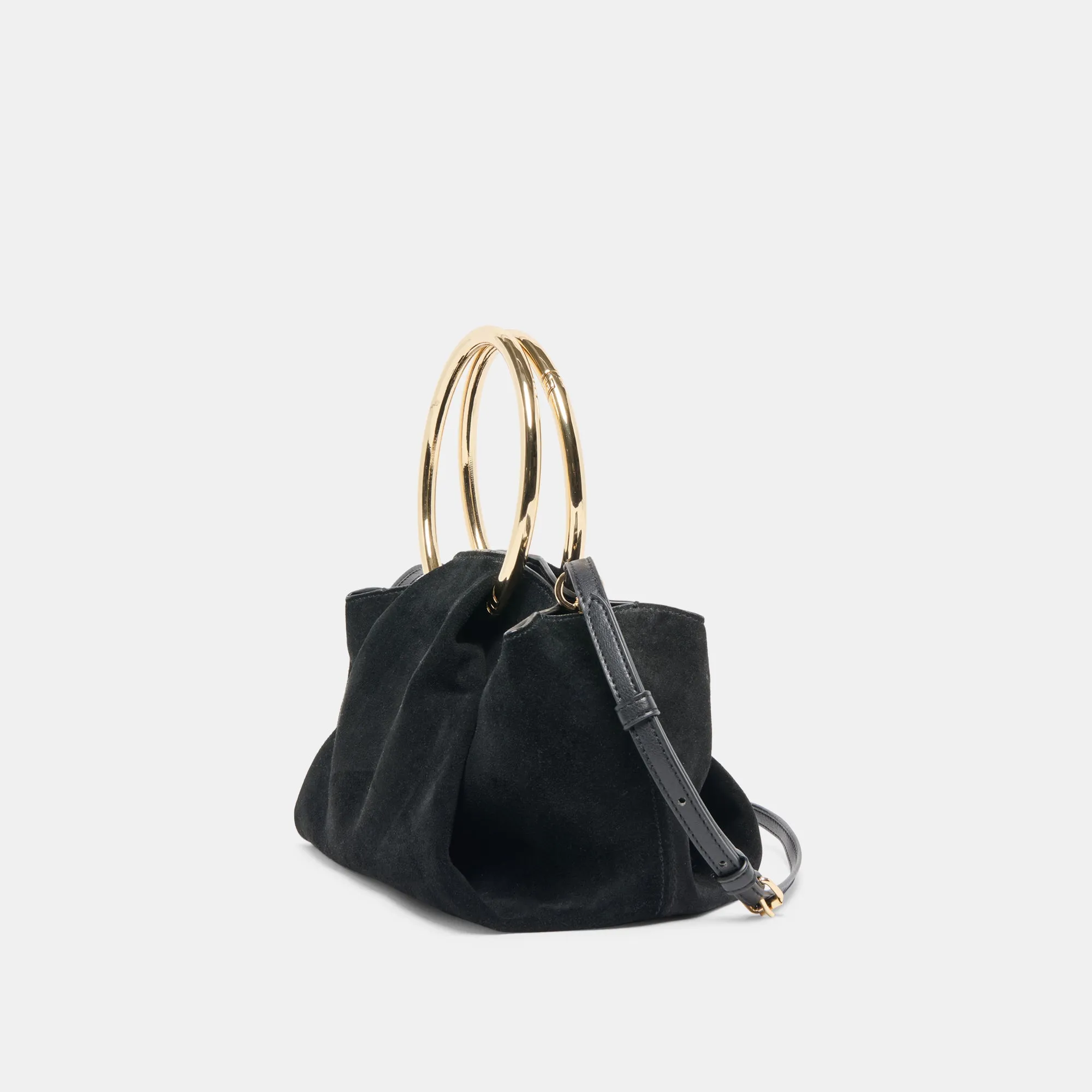 CHANNING HANDBAG BLACK SUEDE sold by Dolce Vita product image thumbnail 4