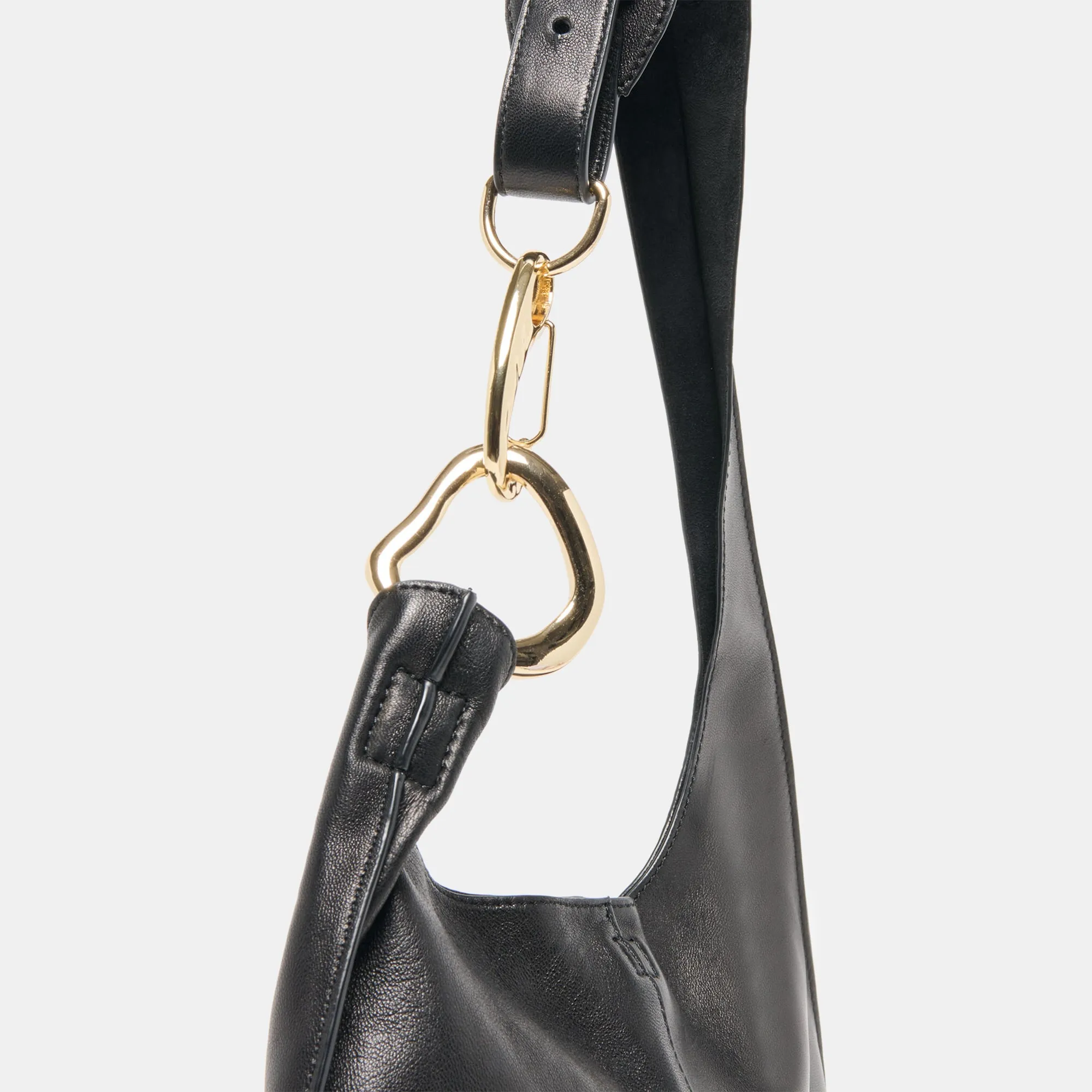 JOHNNIE SHOULDER BAG BLACK LEATHER sold by Dolce Vita product image thumbnail 3