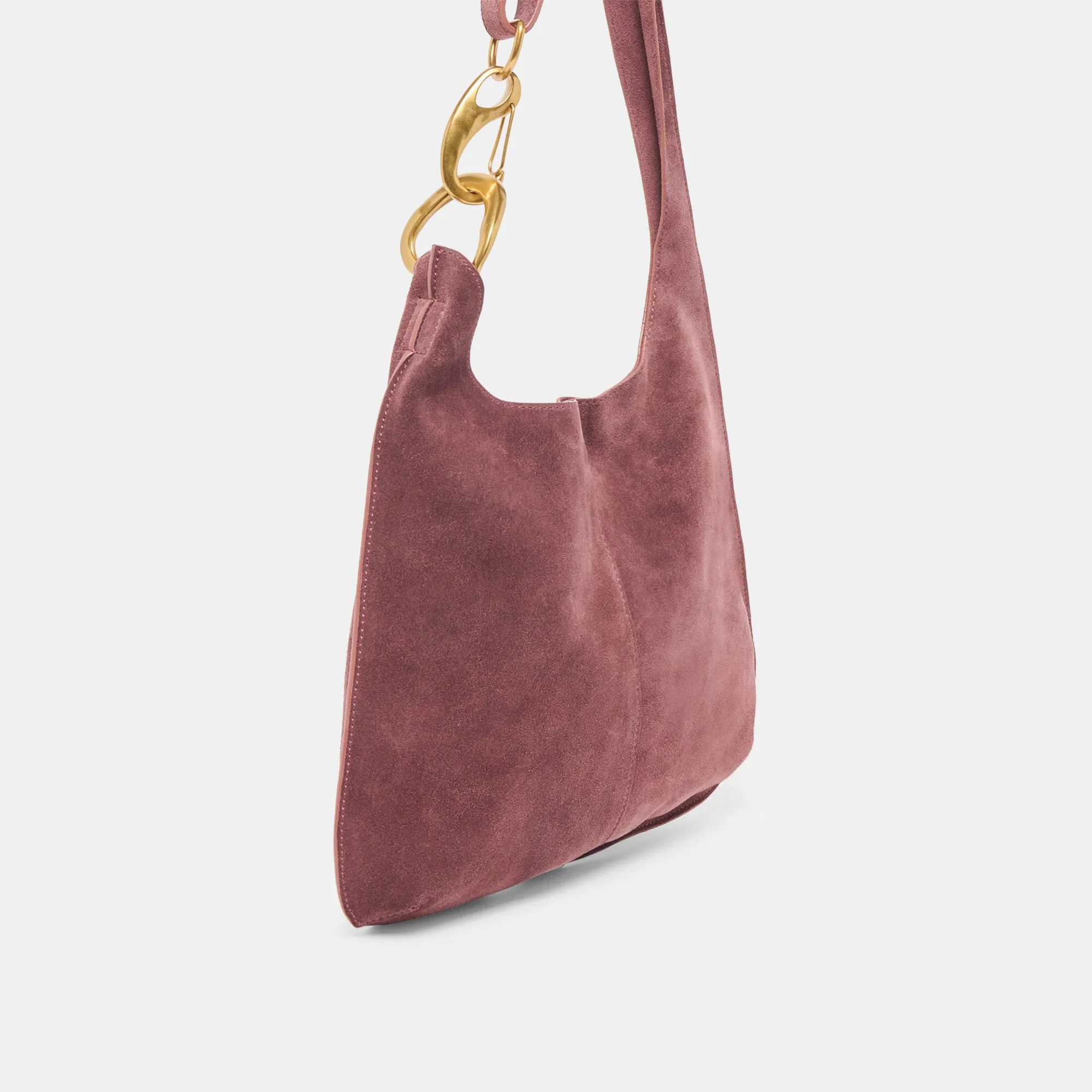 JOHNNIE SHOULDER BAG BURGUNDY SUEDE sold by Dolce Vita product image thumbnail 4