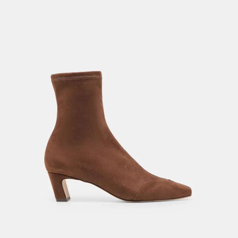 ANIKA WIDE BOOTS DK BROWN STELLA SUEDE sold by Dolce Vita