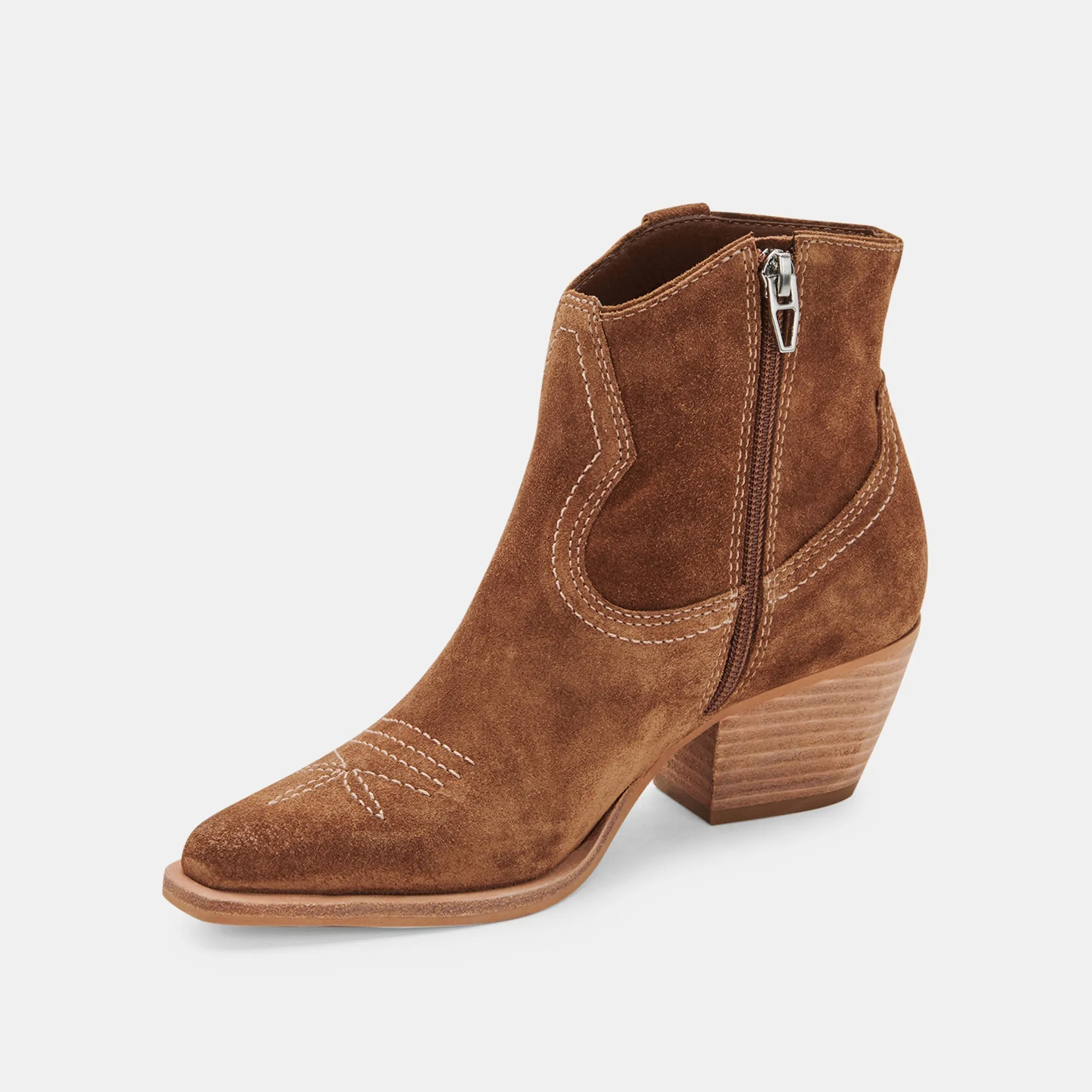 SILMA BOOTIES DK BROWN SUEDE - re:vita sold by Dolce Vita product image thumbnail 5