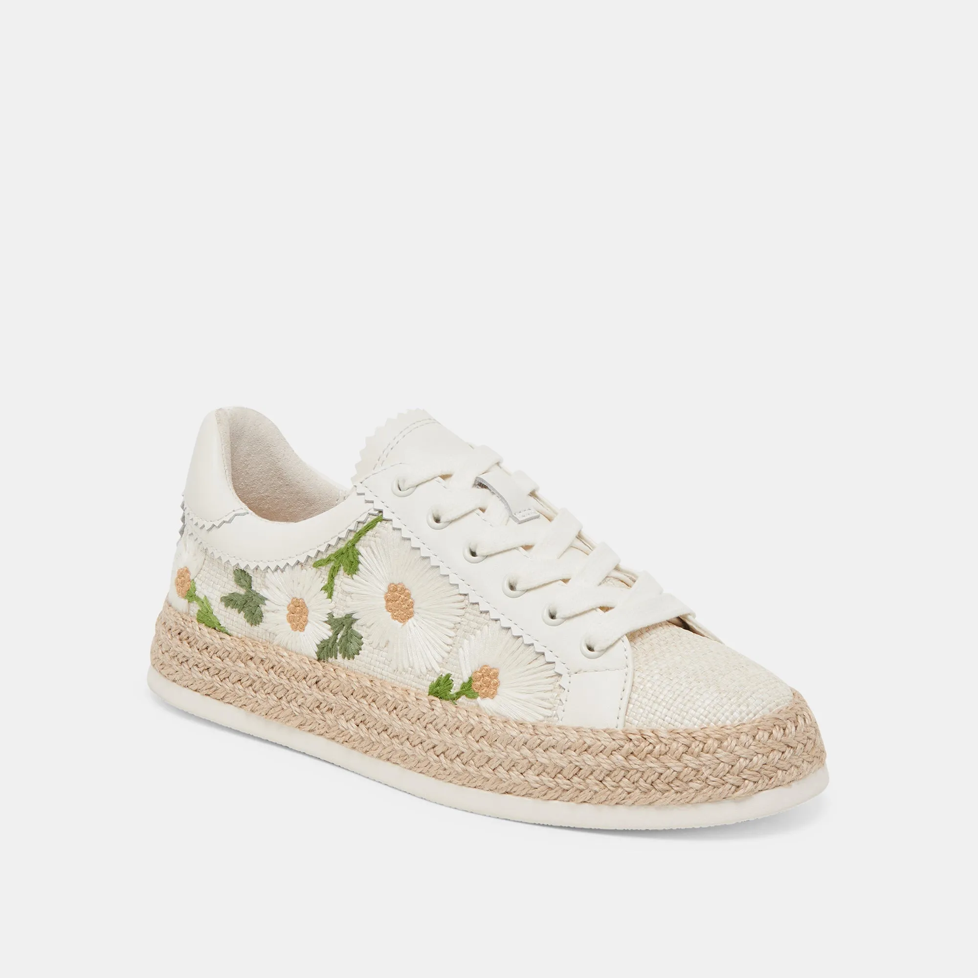 AZALIA SNEAKERS WHITE FLORAL RAFFIA - re:vita sold by Dolce Vita product image thumbnail 4