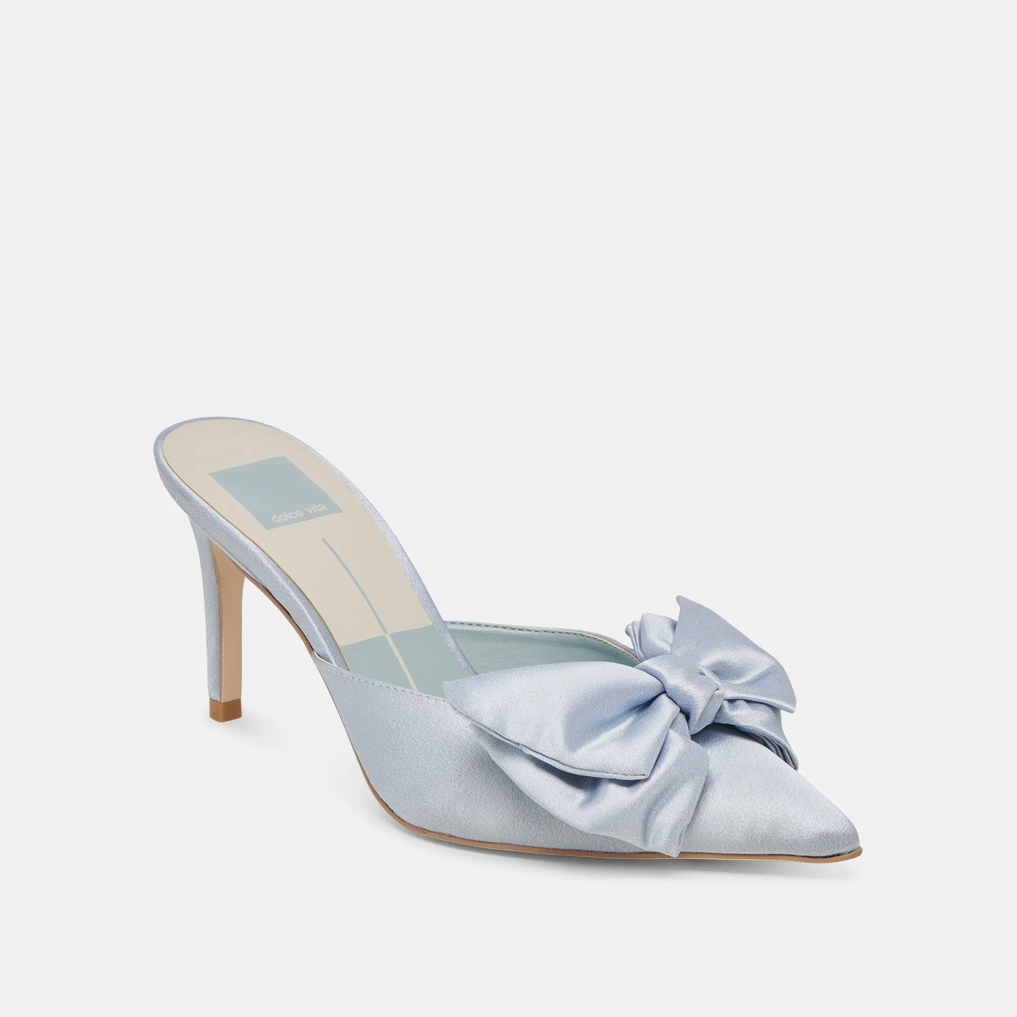 KAYLI HEELS LIGHT BLUE SATIN - re:vita sold by Dolce Vita product image thumbnail 2