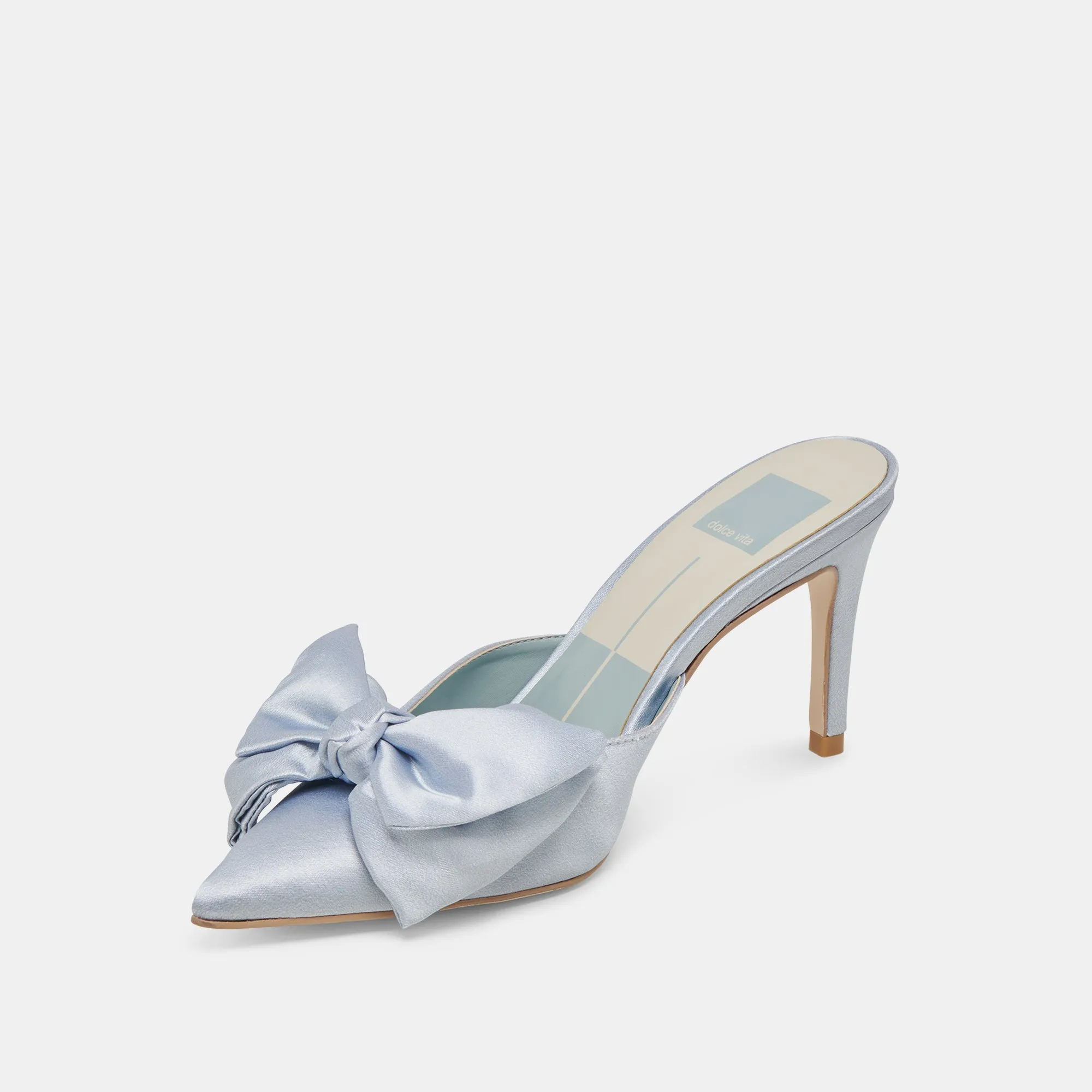 KAYLI HEELS LIGHT BLUE SATIN - re:vita sold by Dolce Vita product image thumbnail 4