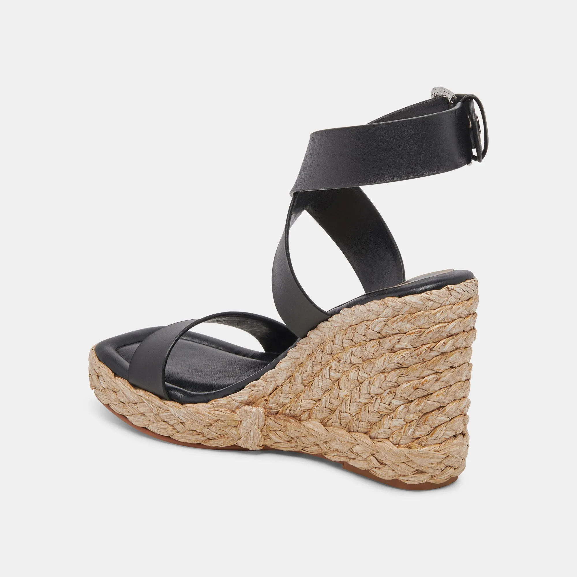 ALDONA WEDGES BLACK LEATHER - re:vita sold by Dolce Vita product image thumbnail 5