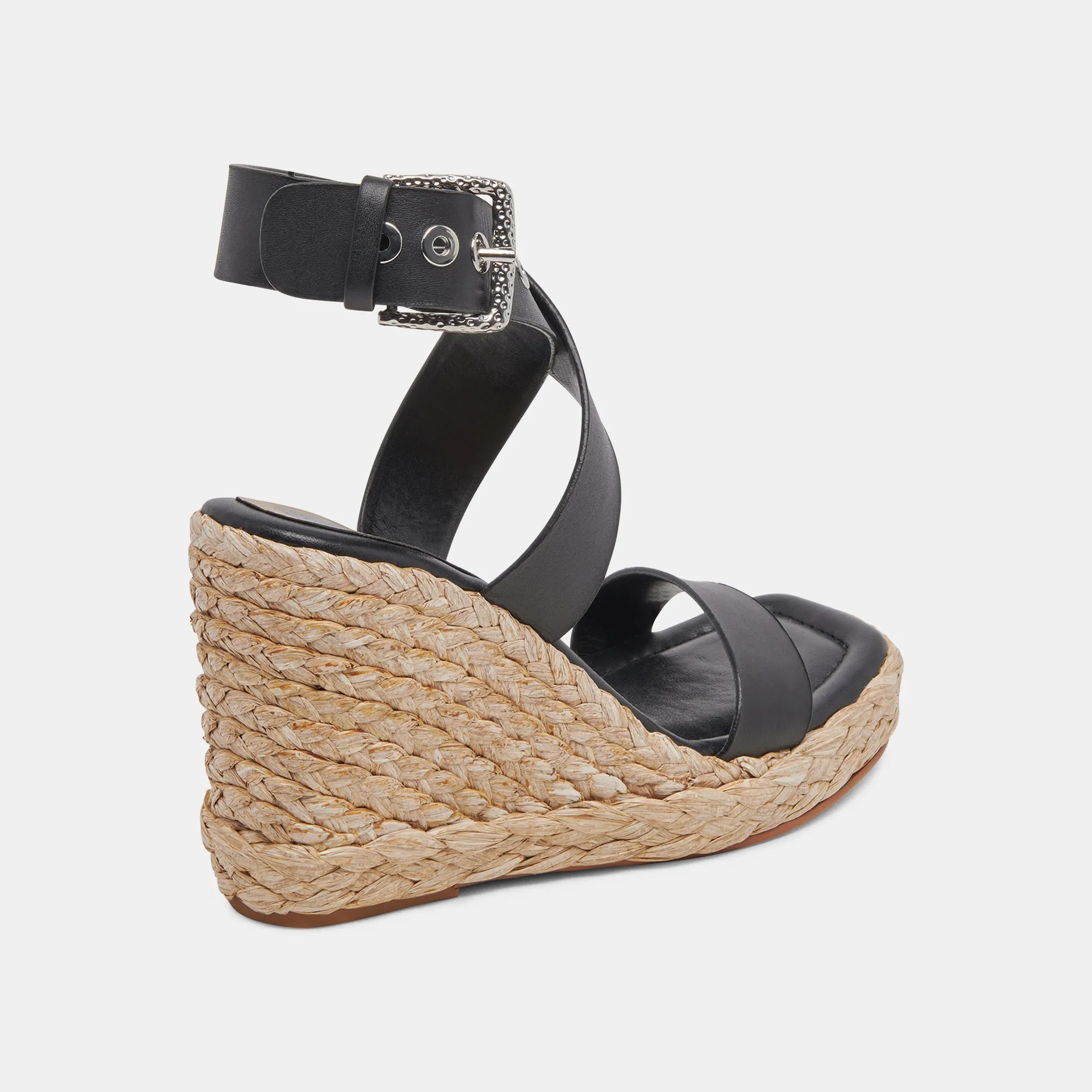 ALDONA WEDGES BLACK LEATHER - re:vita sold by Dolce Vita product image thumbnail 3