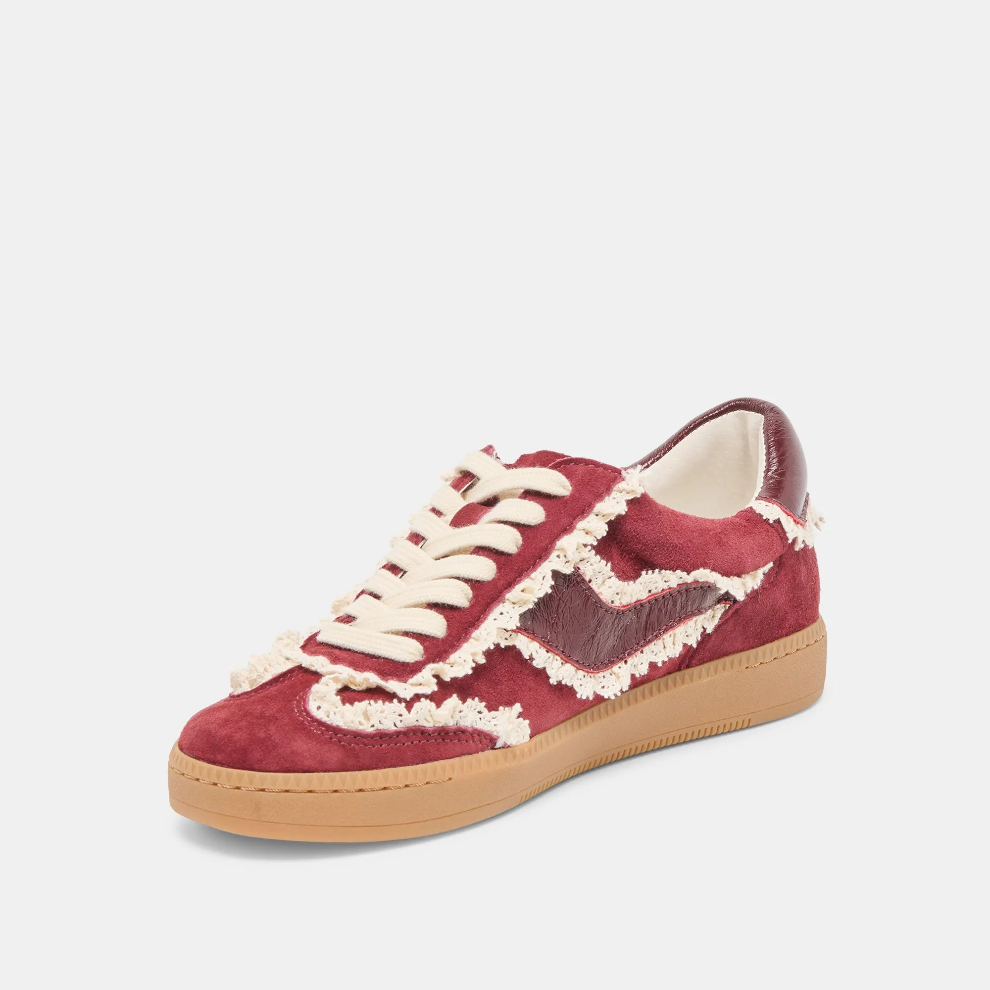 NOTICE LACE SNEAKERS OXBLOOD SUEDE sold by Dolce Vita product image thumbnail 4