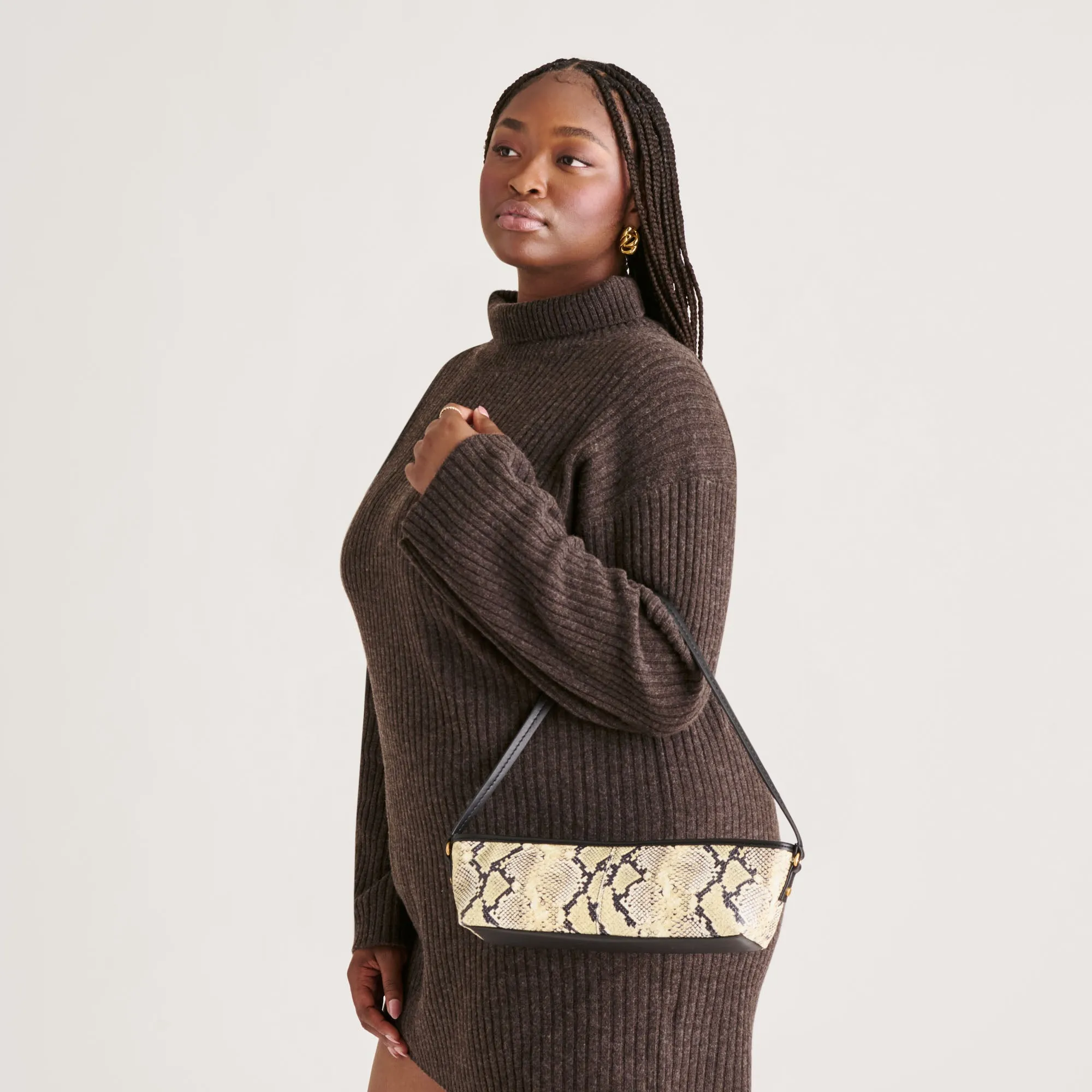 SAVAII SHOULDER BAG BLACK WHITE SNAKE STELLA sold by Dolce Vita product image thumbnail 4