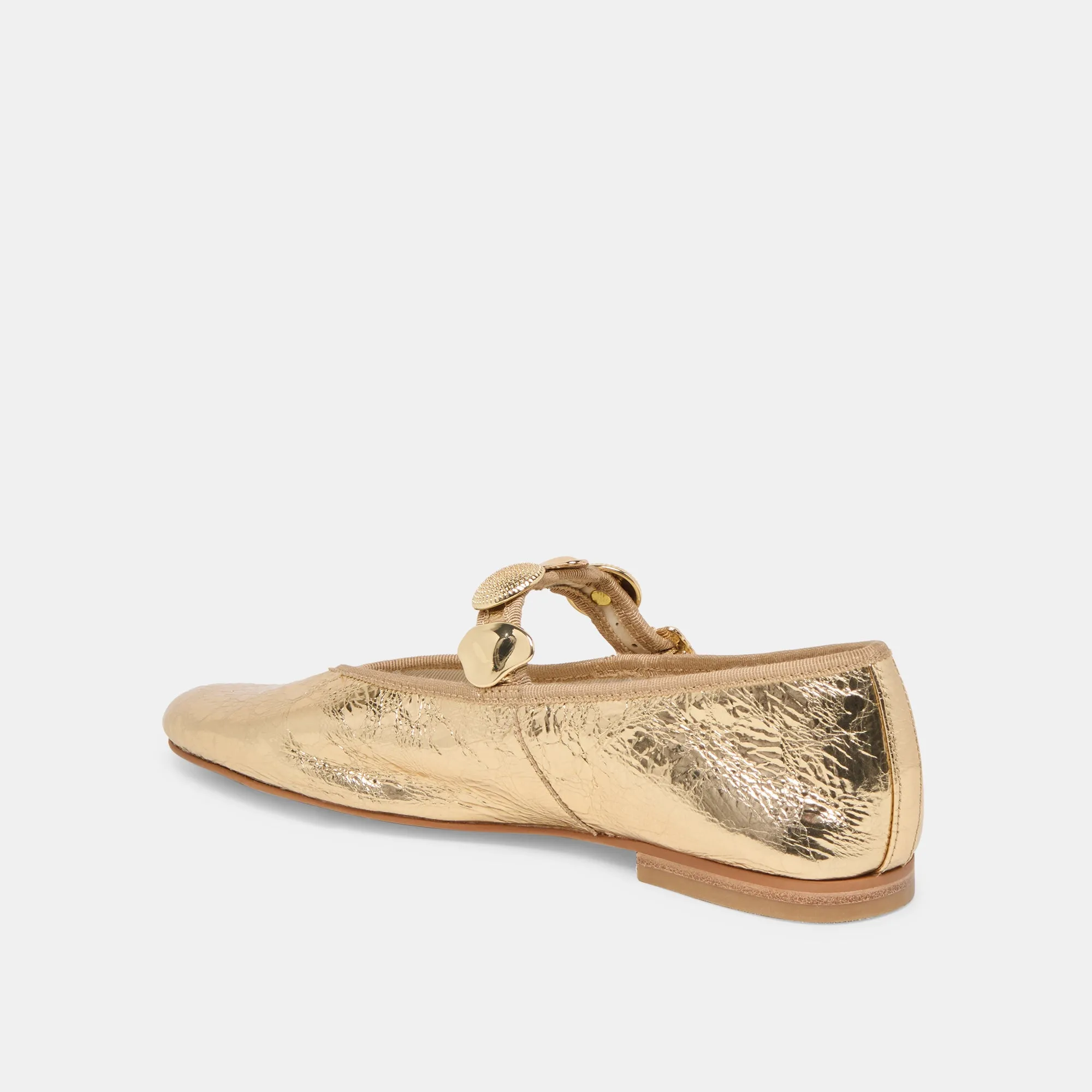 RELAN BALLET FLATS GOLD DISTRESSED LEATHER sold by Dolce Vita product image thumbnail 5