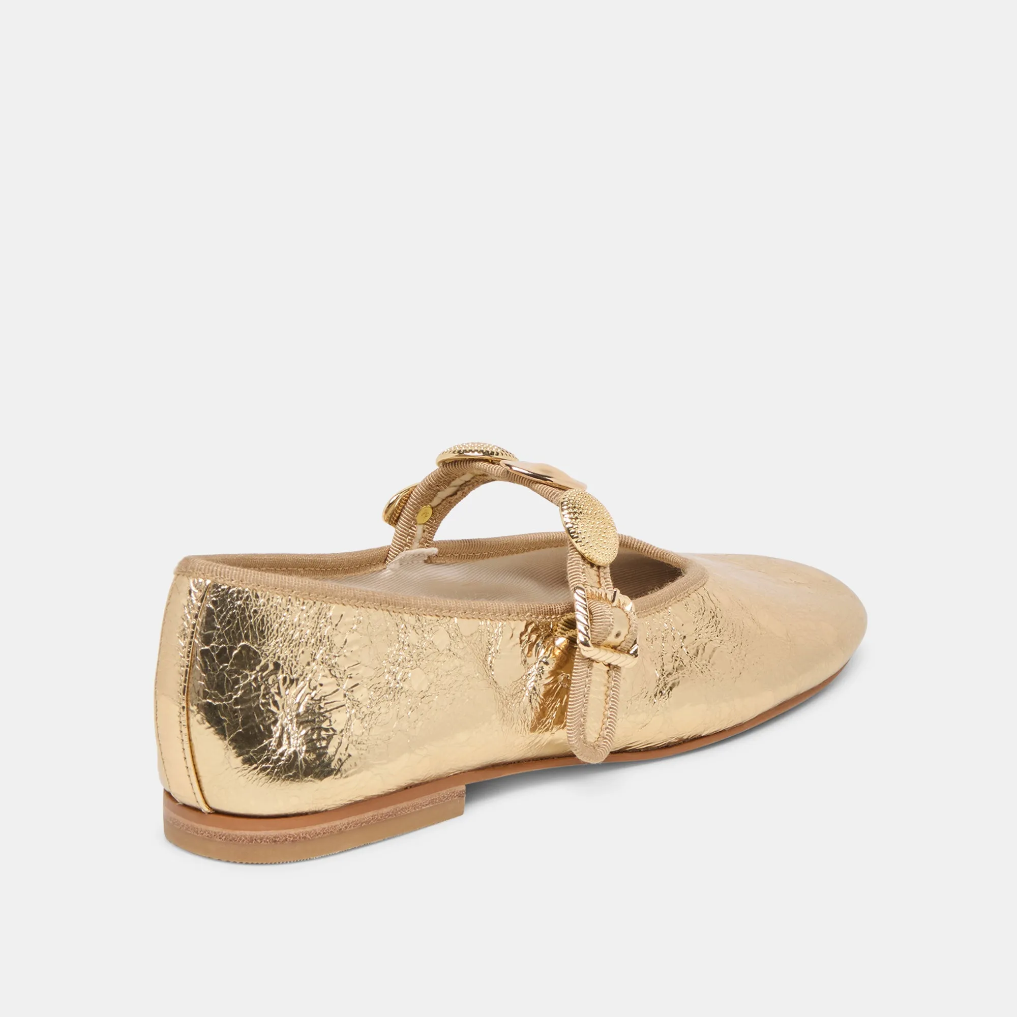 RELAN BALLET FLATS GOLD DISTRESSED LEATHER sold by Dolce Vita product image thumbnail 3