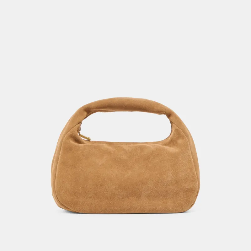 FRANKIE HANDBAG BROWN SUEDE sold by Dolce Vita