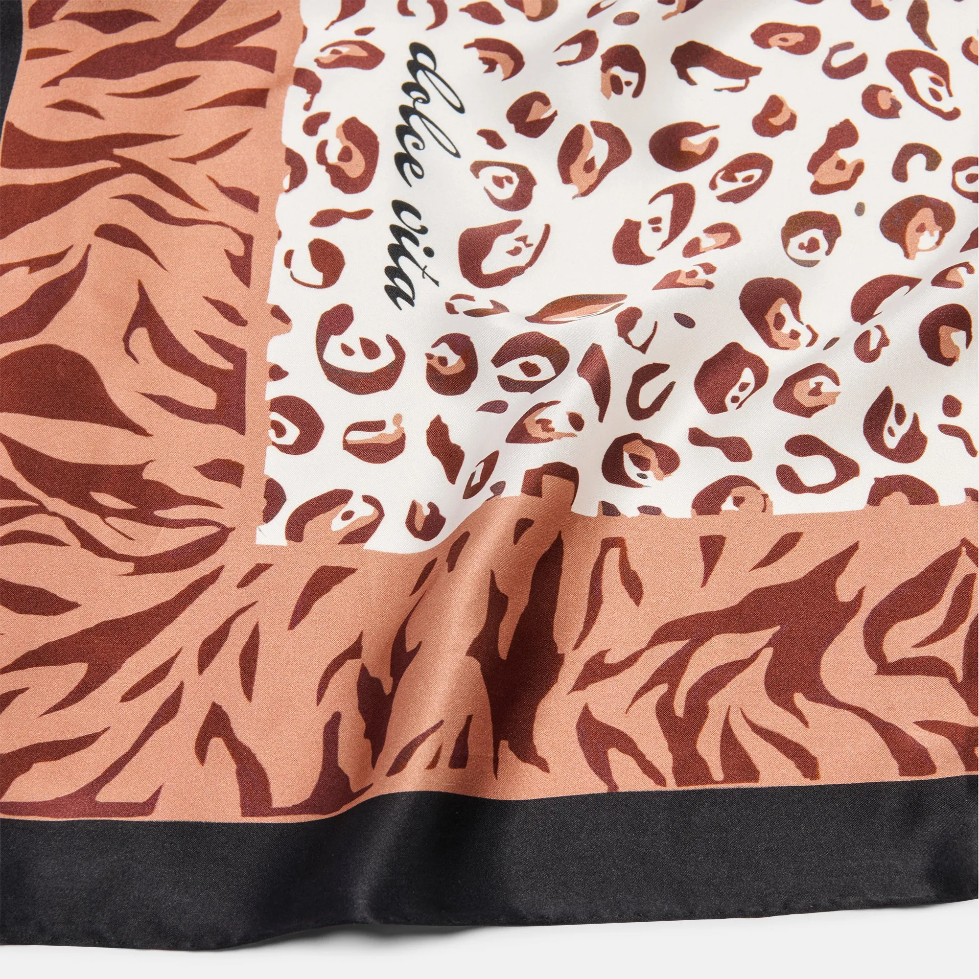 ANIMAL PRINT SCARF BROWN MULTI sold by Dolce Vita product image thumbnail 3