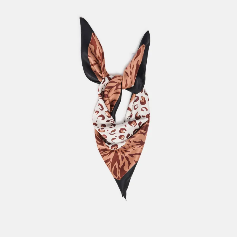 ANIMAL PRINT SCARF BROWN MULTI sold by Dolce Vita