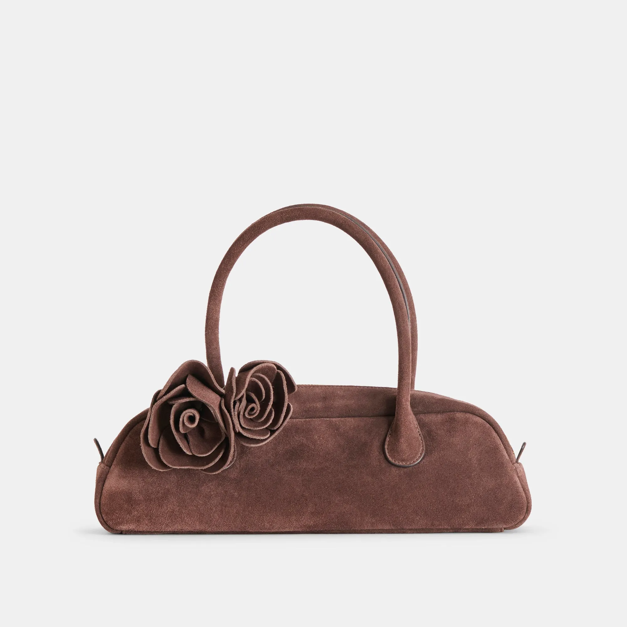 BORACAY SHOULDER BAG CHOCOLATE SUEDE sold by Dolce Vita product image thumbnail 2
