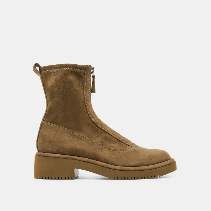 SHANTE BOOTS DK OLIVE STELLA SUEDE sold by Dolce Vita