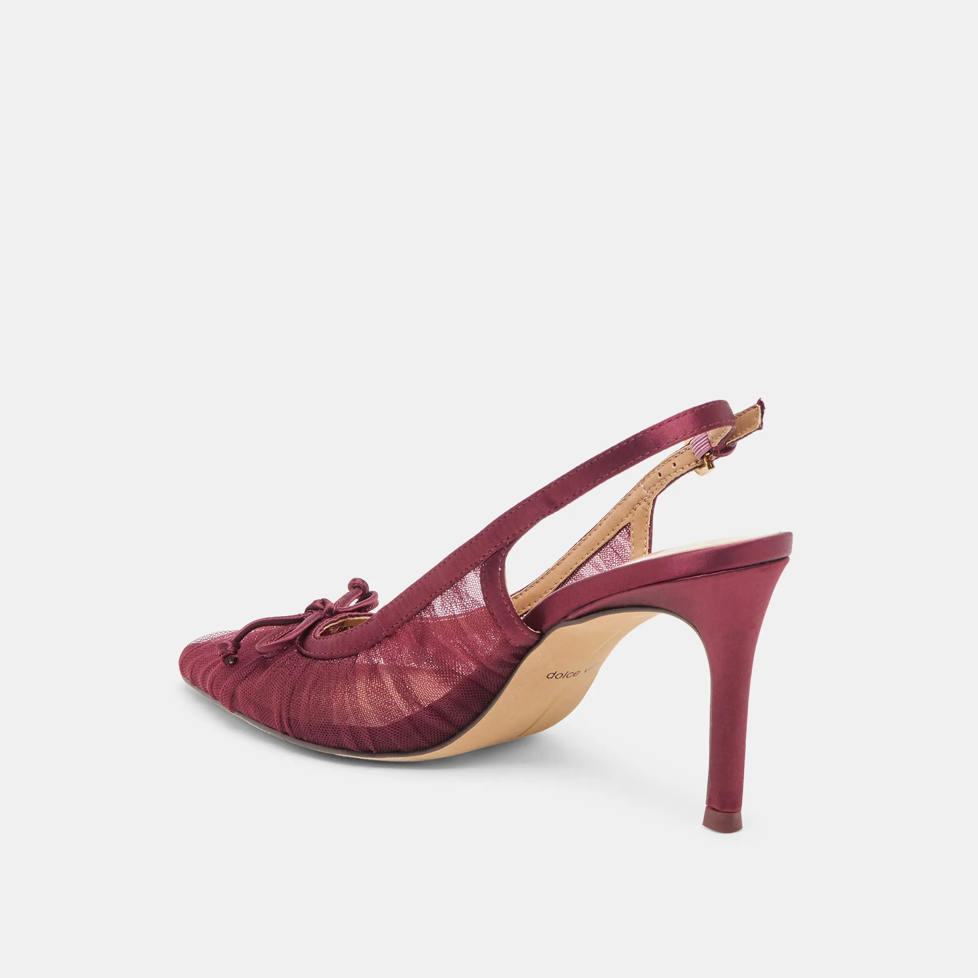 YELA HEELS CRANBERRY TULLE sold by Dolce Vita product image thumbnail 5