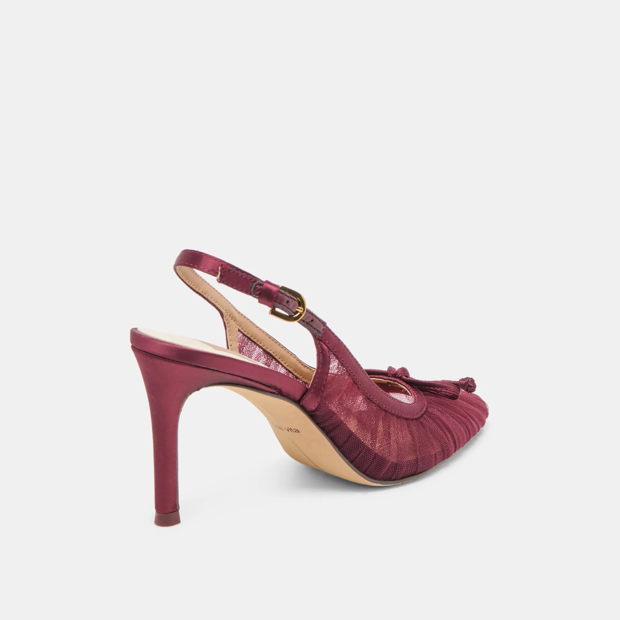 YELA HEELS CRANBERRY TULLE sold by Dolce Vita product image thumbnail 3
