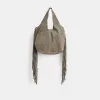NAKOMA SHOULDER BAG OLIVE SUEDE sold by Dolce Vita