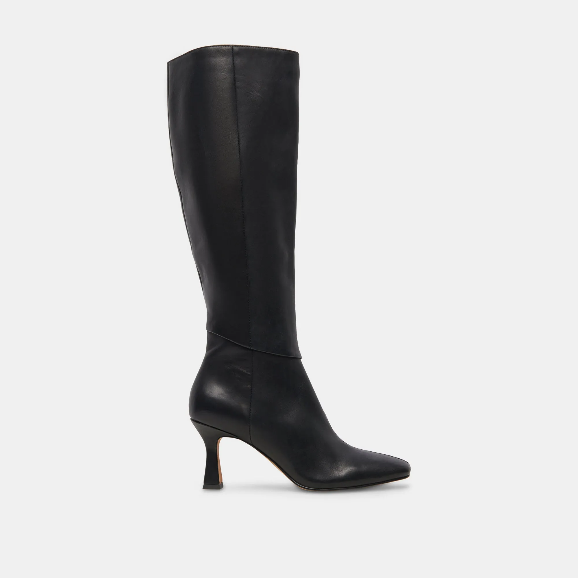 GYRA EXTRA WIDE CALF BOOTS BLACK LEATHER - re:vita sold by Dolce Vita