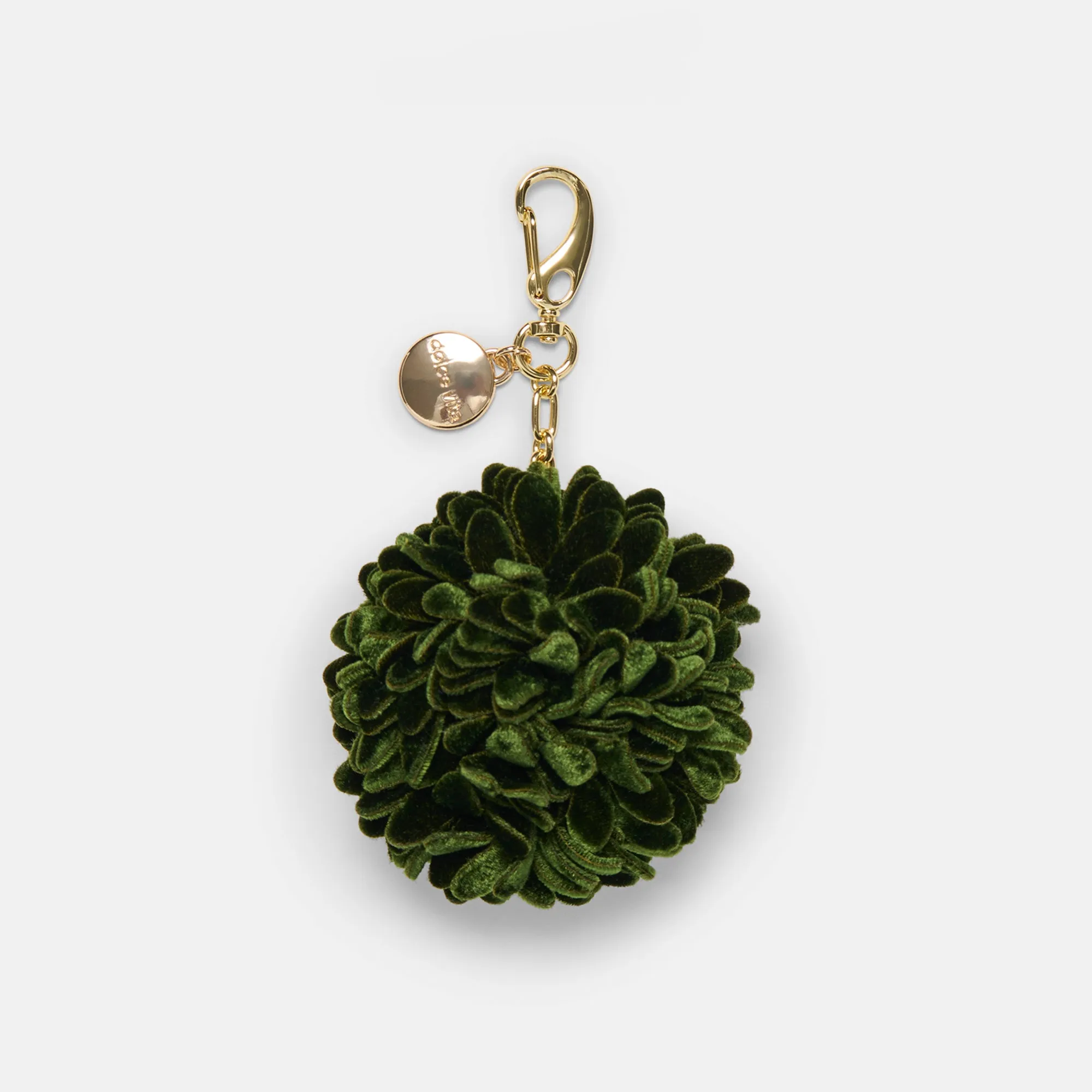 POM POM BAG CHARM DK GREEN sold by Dolce Vita