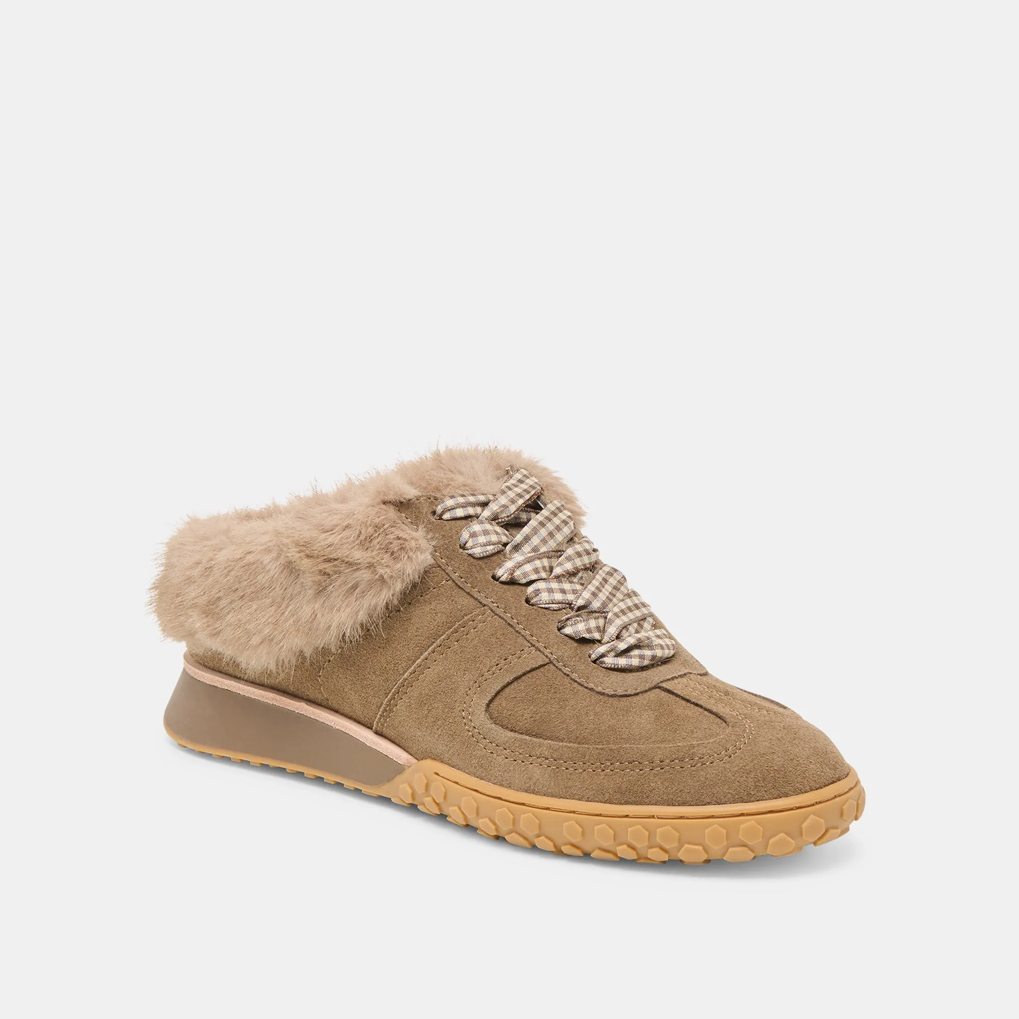 IZZEY PLUSH SNEAKERS OLIVE SUEDE sold by Dolce Vita product image thumbnail 3