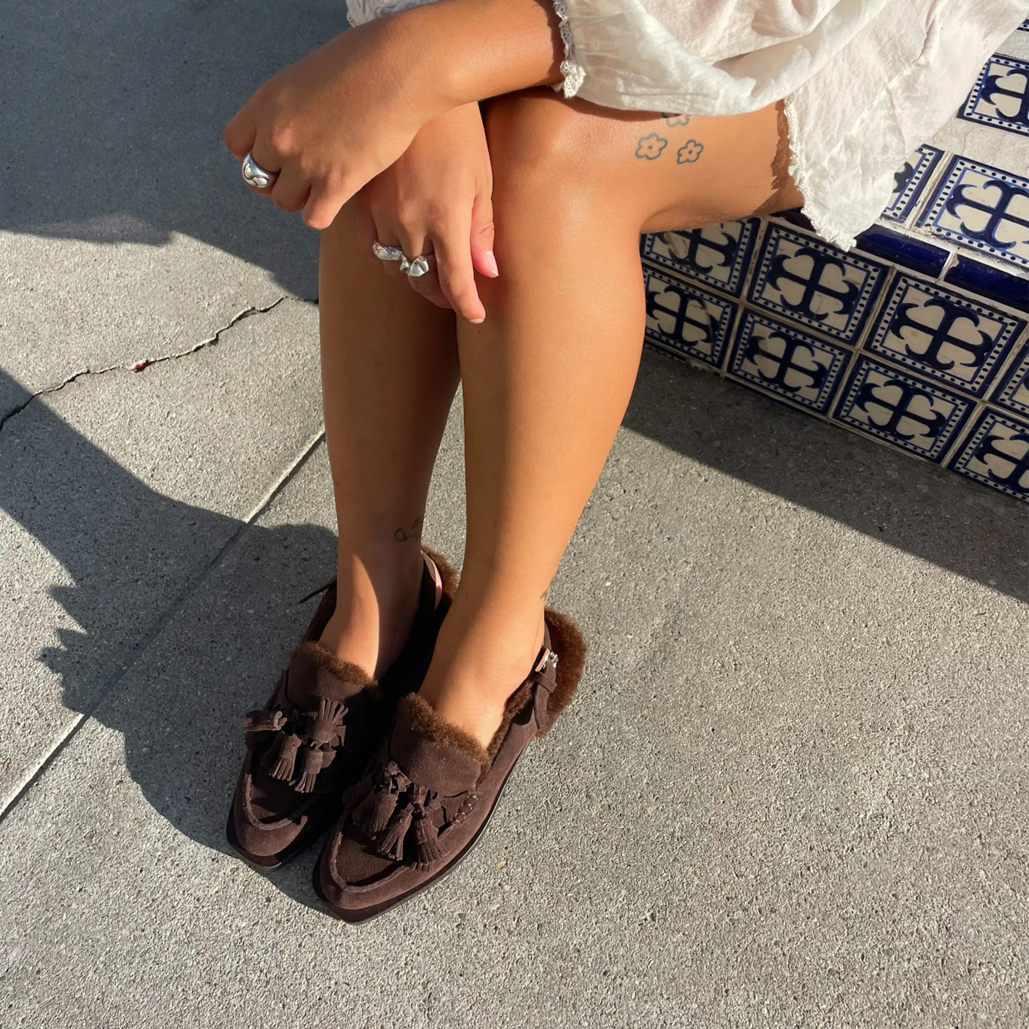 HAMLIT PLUSH LOAFERS DK BROWN SUEDE sold by Dolce Vita product image thumbnail 2