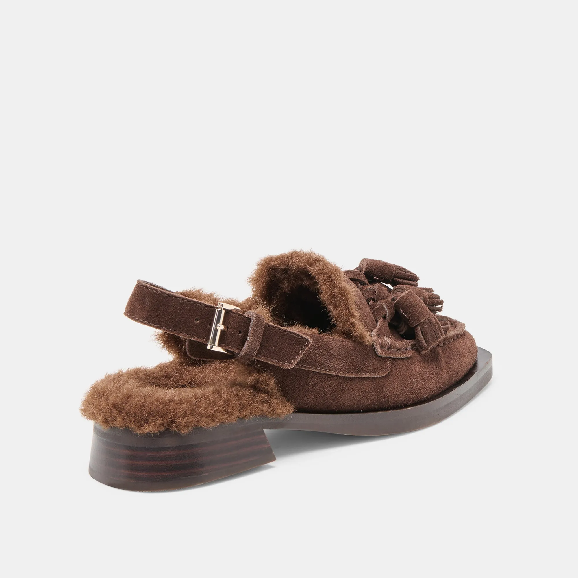 HAMLIT PLUSH LOAFERS DK BROWN SUEDE sold by Dolce Vita product image thumbnail 5