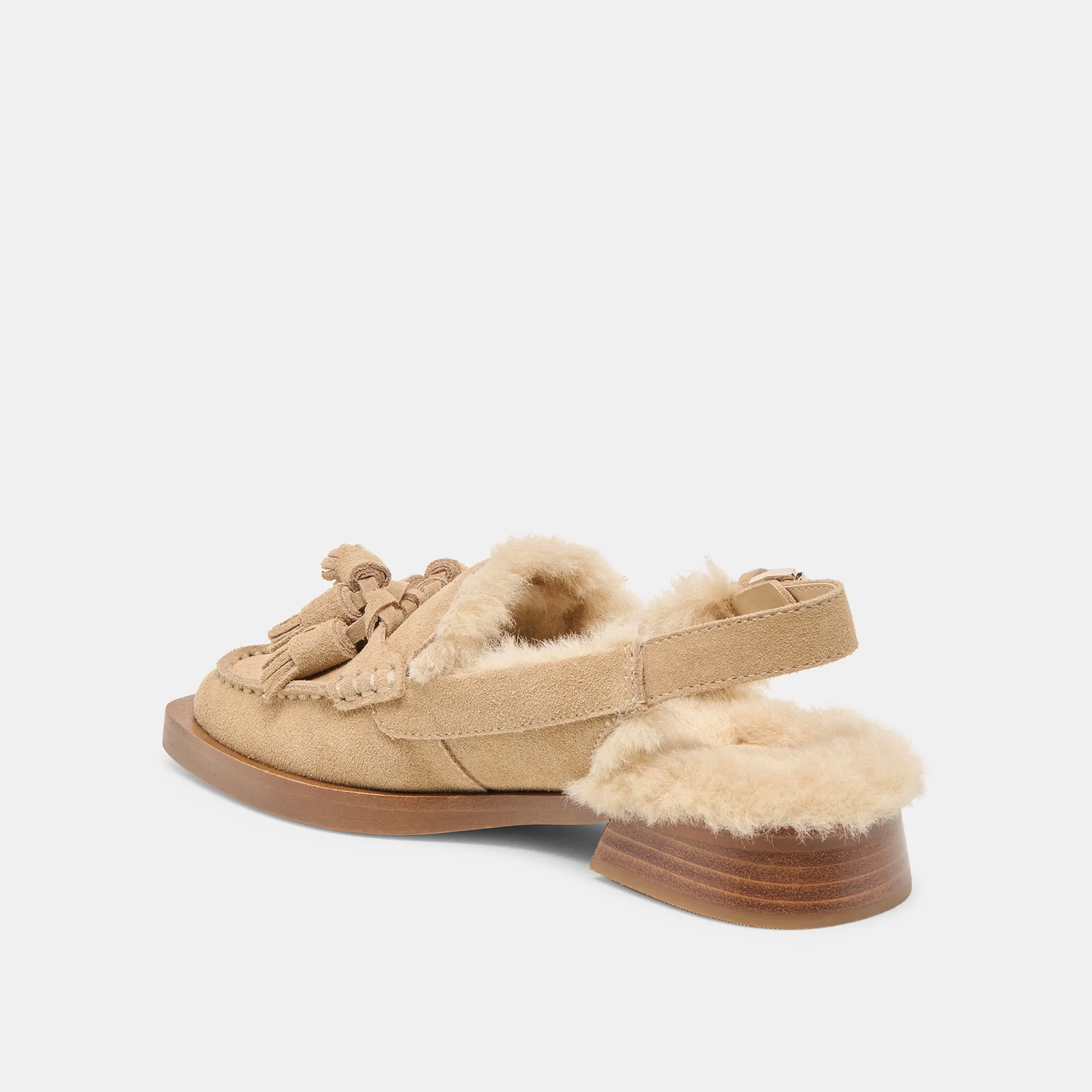 HAMLIT PLUSH LOAFERS DK TAUPE SUEDE sold by Dolce Vita product image thumbnail 5