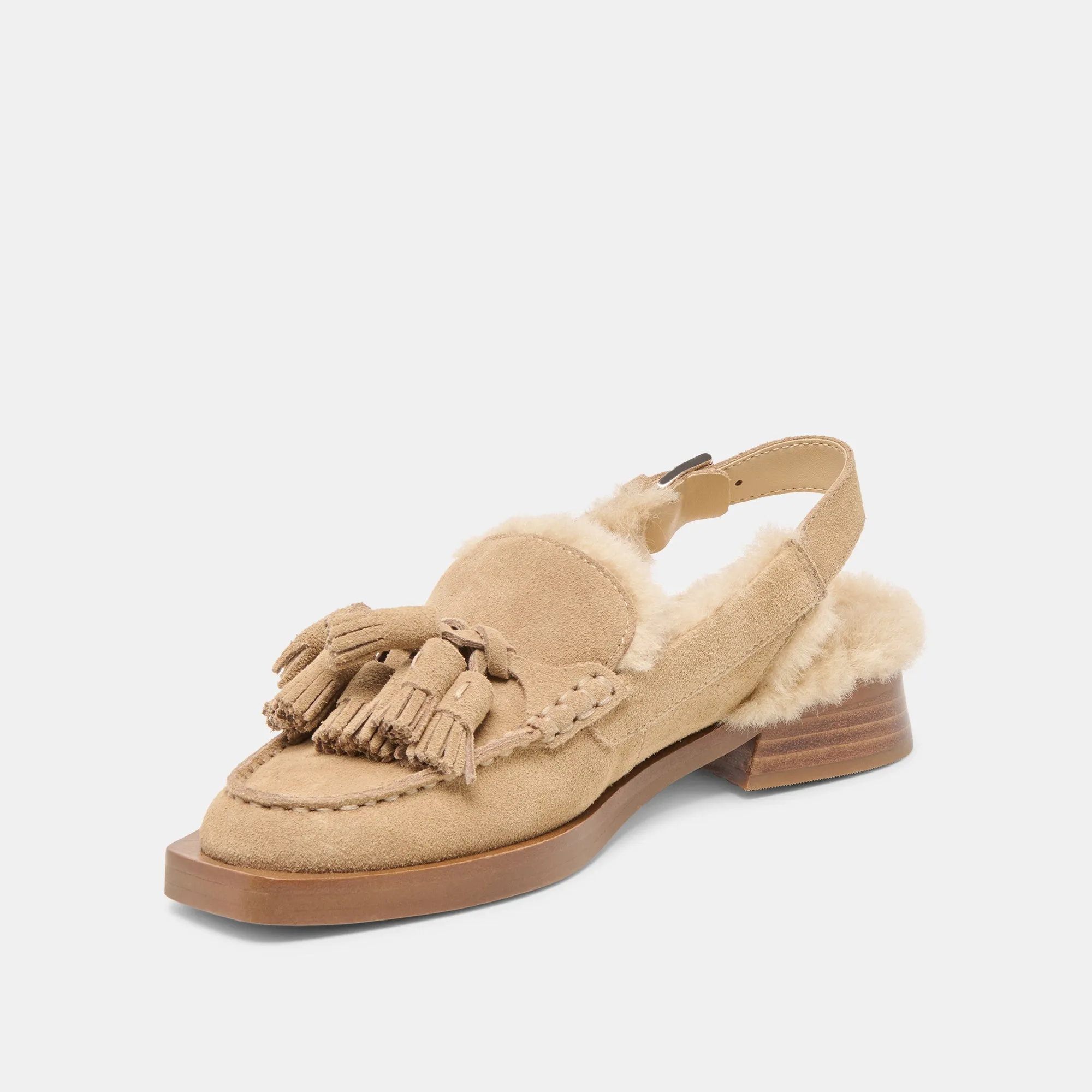 HAMLIT PLUSH LOAFERS DK TAUPE SUEDE sold by Dolce Vita product image thumbnail 4